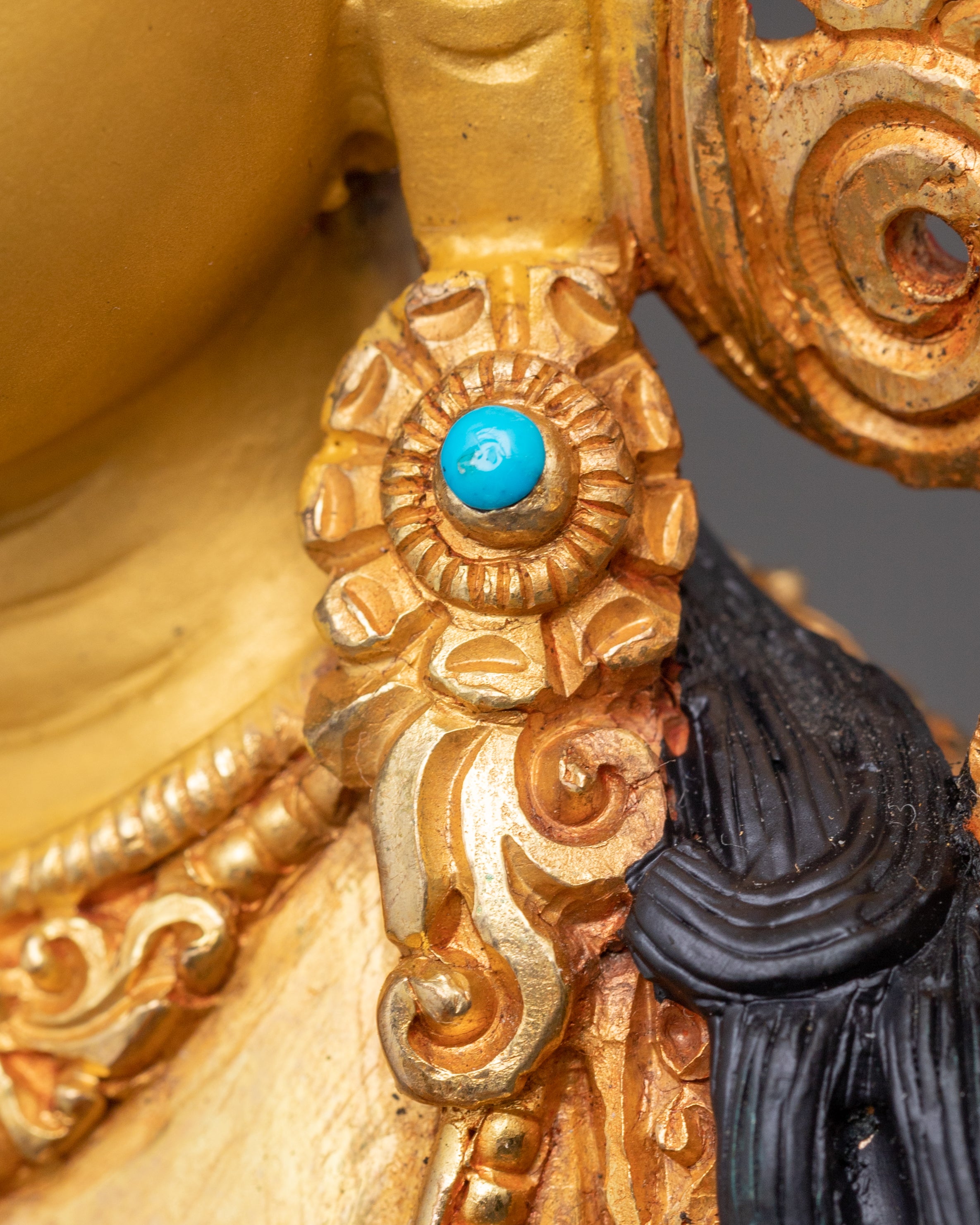 Nepalese Crafted Manjushri Statue | Traditional Himalayan Art