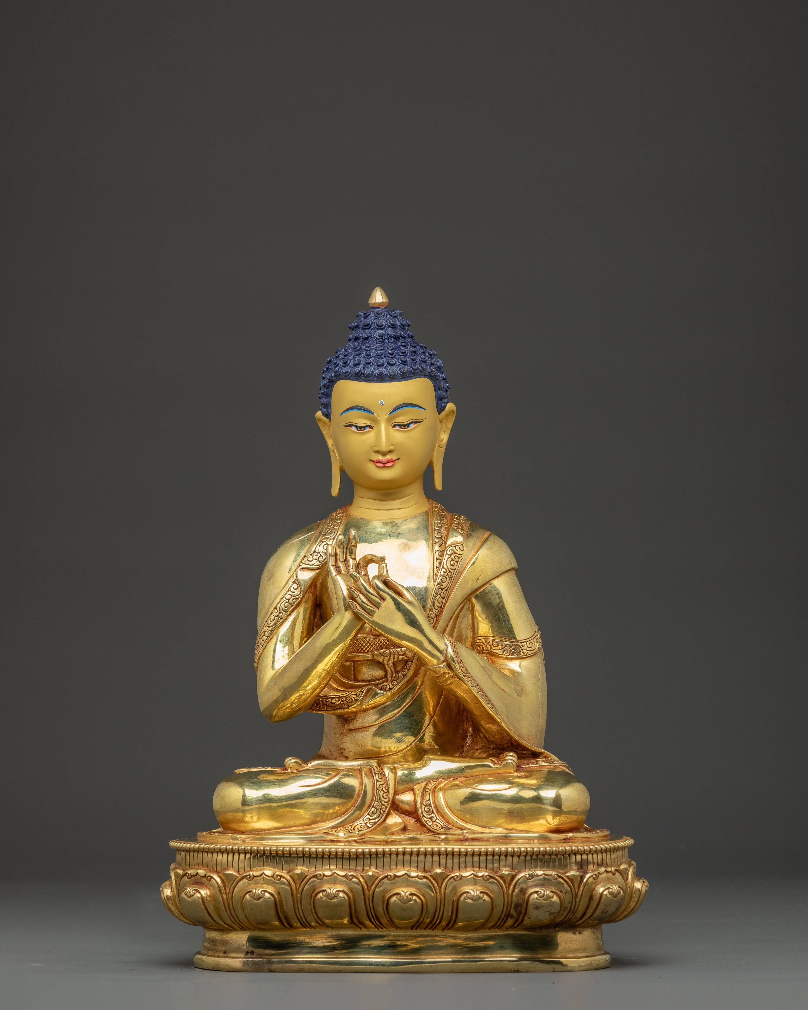 Five Dhyani Buddhas Sculpture Set | Symbolism of Enlightenment
