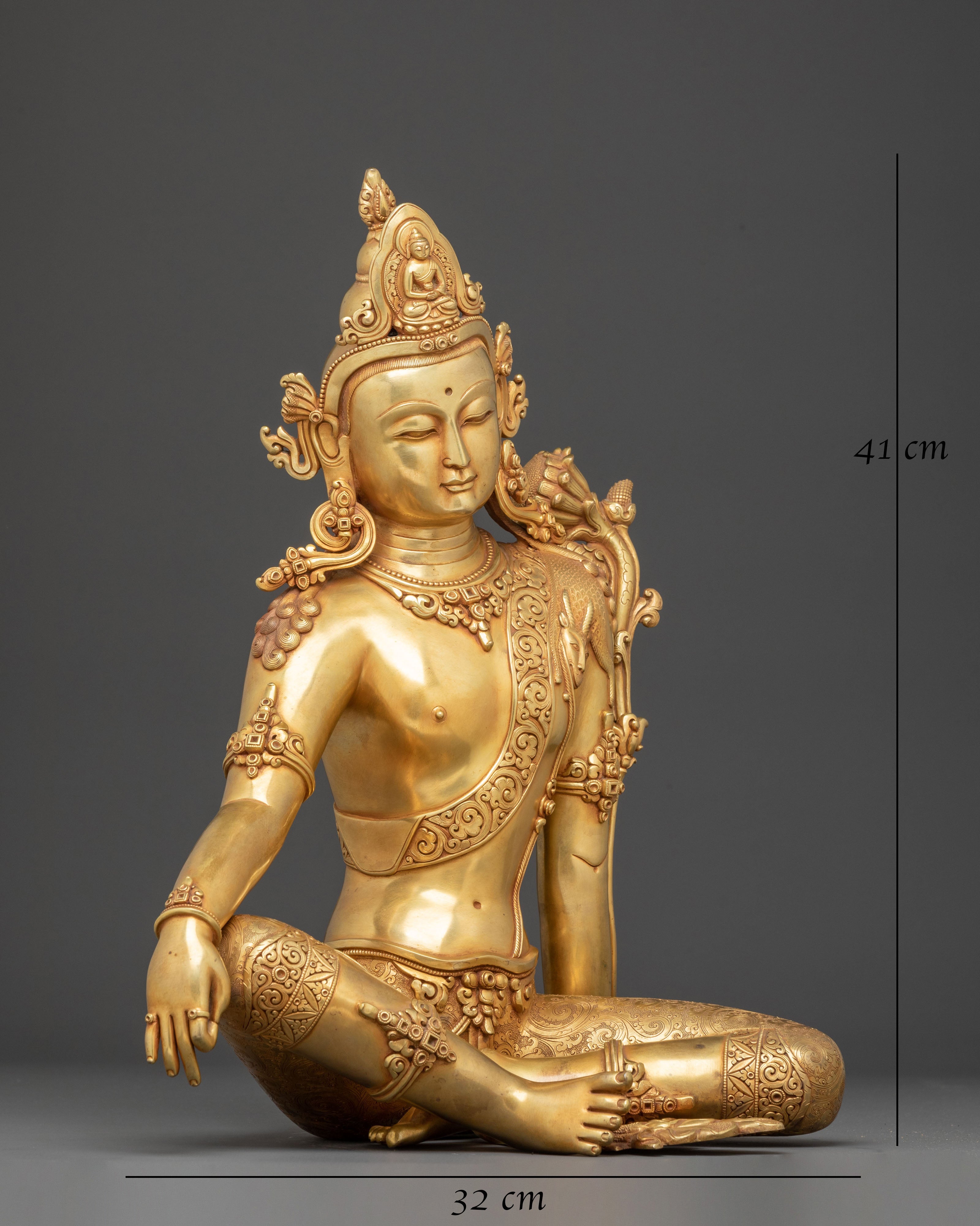 Himalayan Art of Lokeshwor Bodhisattva of Compassion | Divine Protector