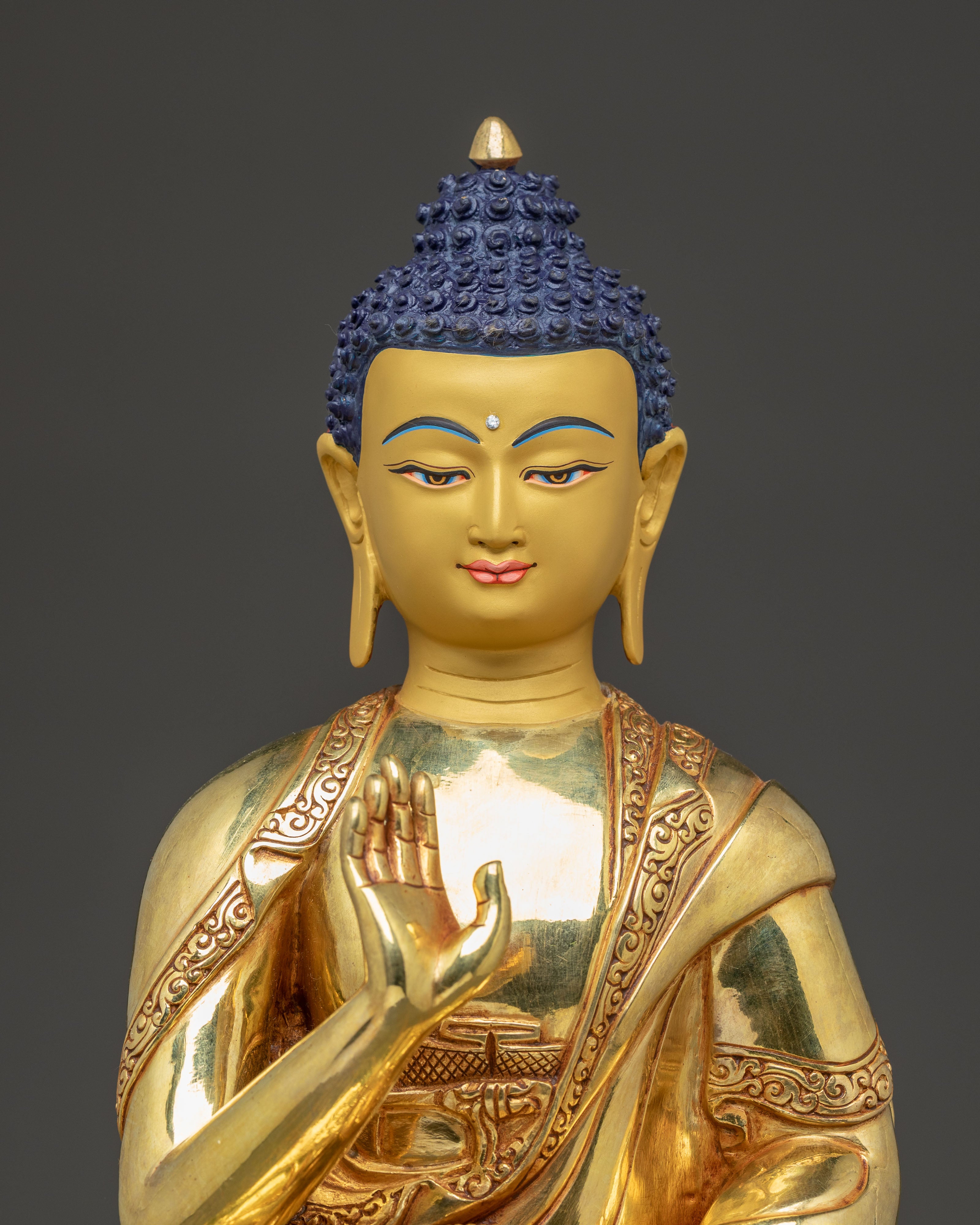 Five Dhyani Buddhas Sculpture Set | Symbolism of Enlightenment