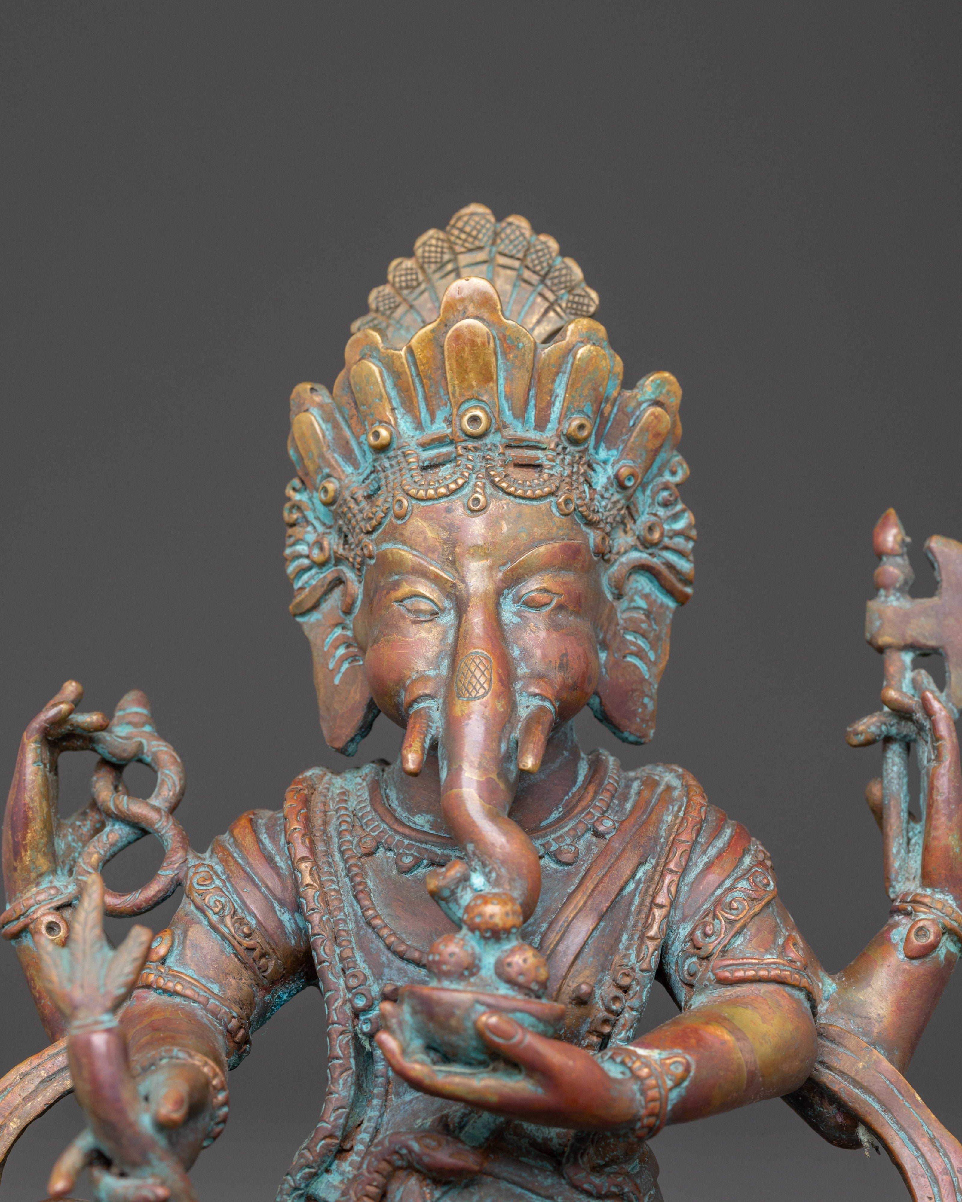 Handmade Statue of Lord Ganesha | Elephant Headed Deity