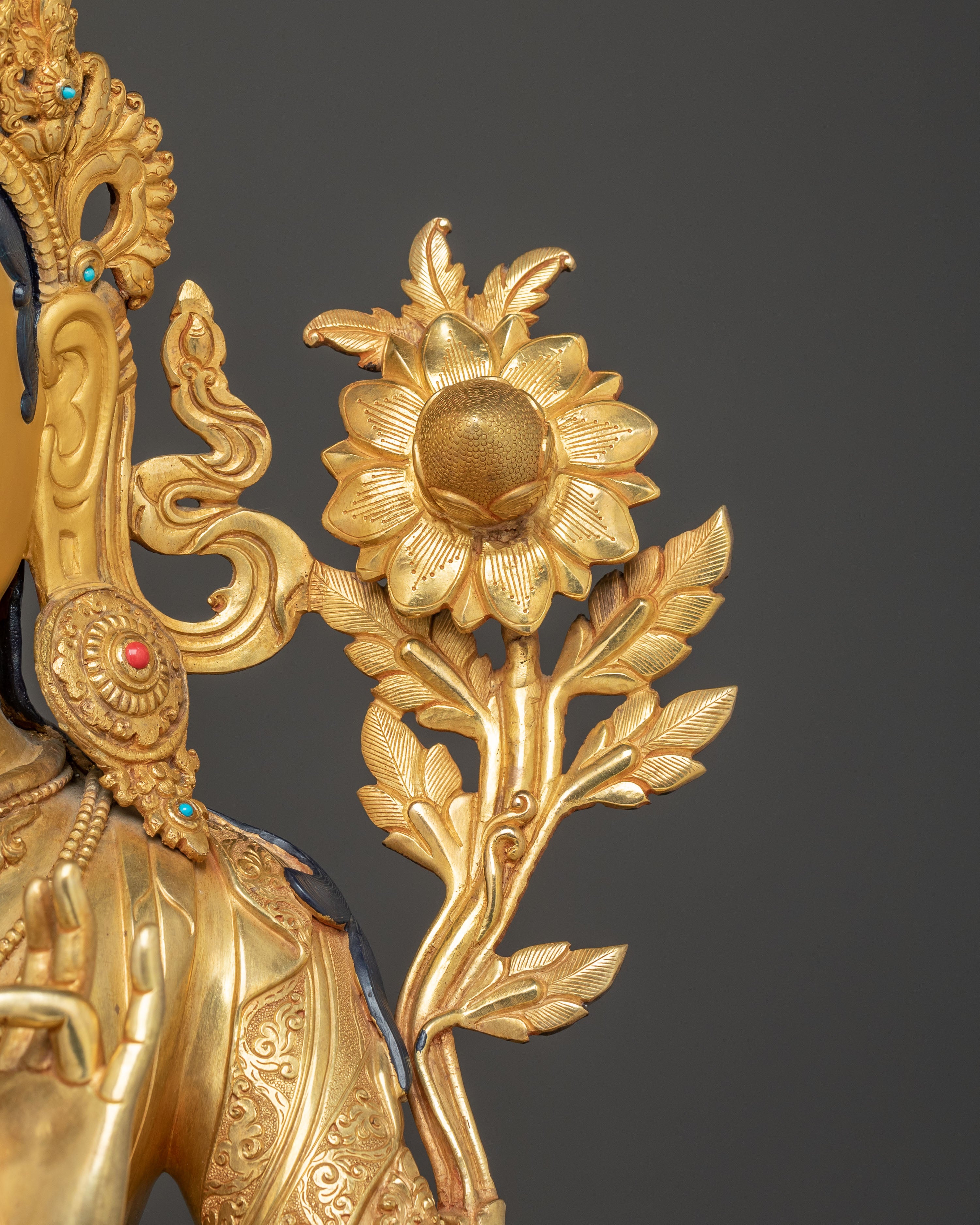 Handmade Liberation Mother Shyama Tara Statue | Compassion Deity