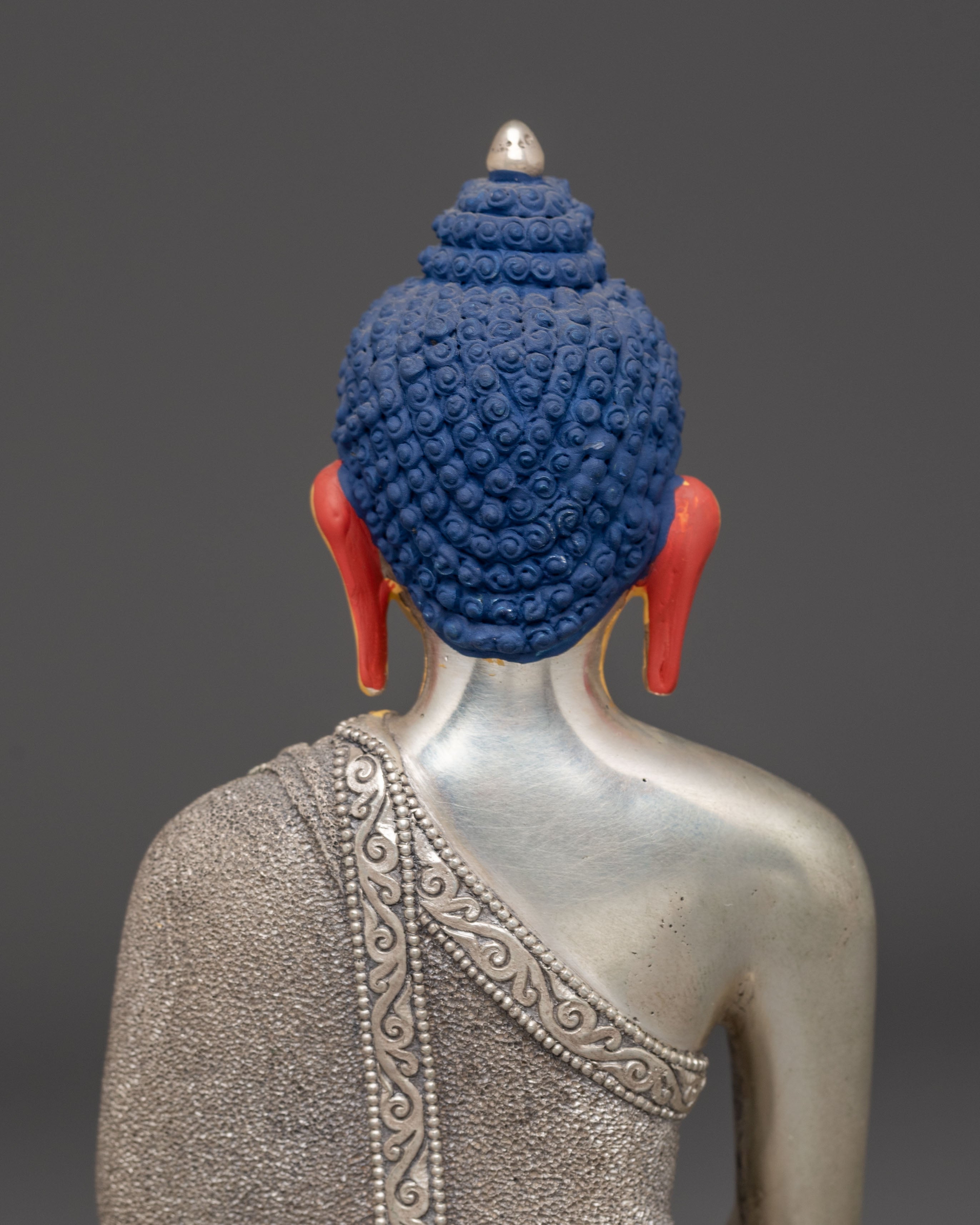 Statue of Silver-Plated Shakyamuni Buddha: The Awakened One