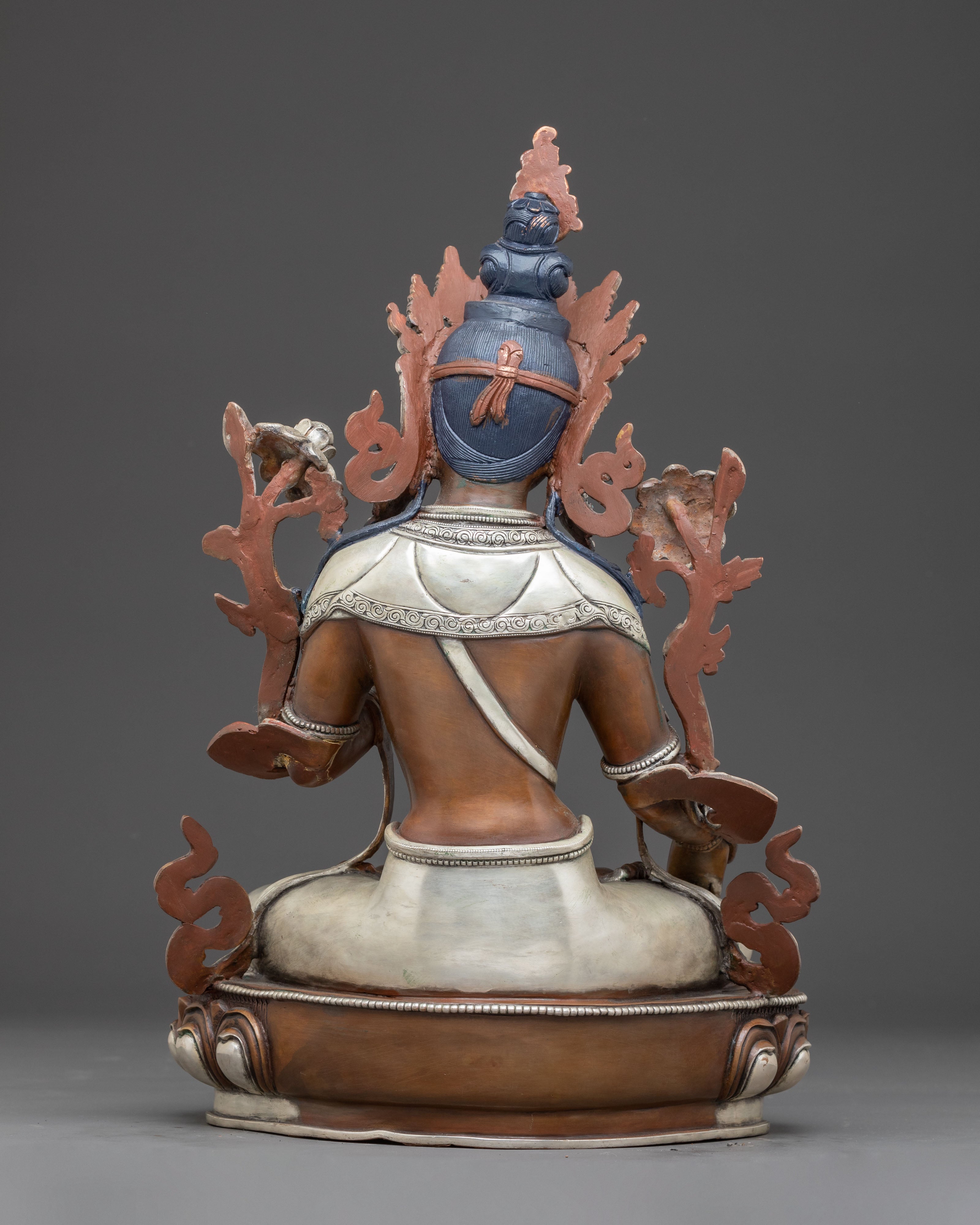 Handmade Figurine of White Tara Goddess of Longevity