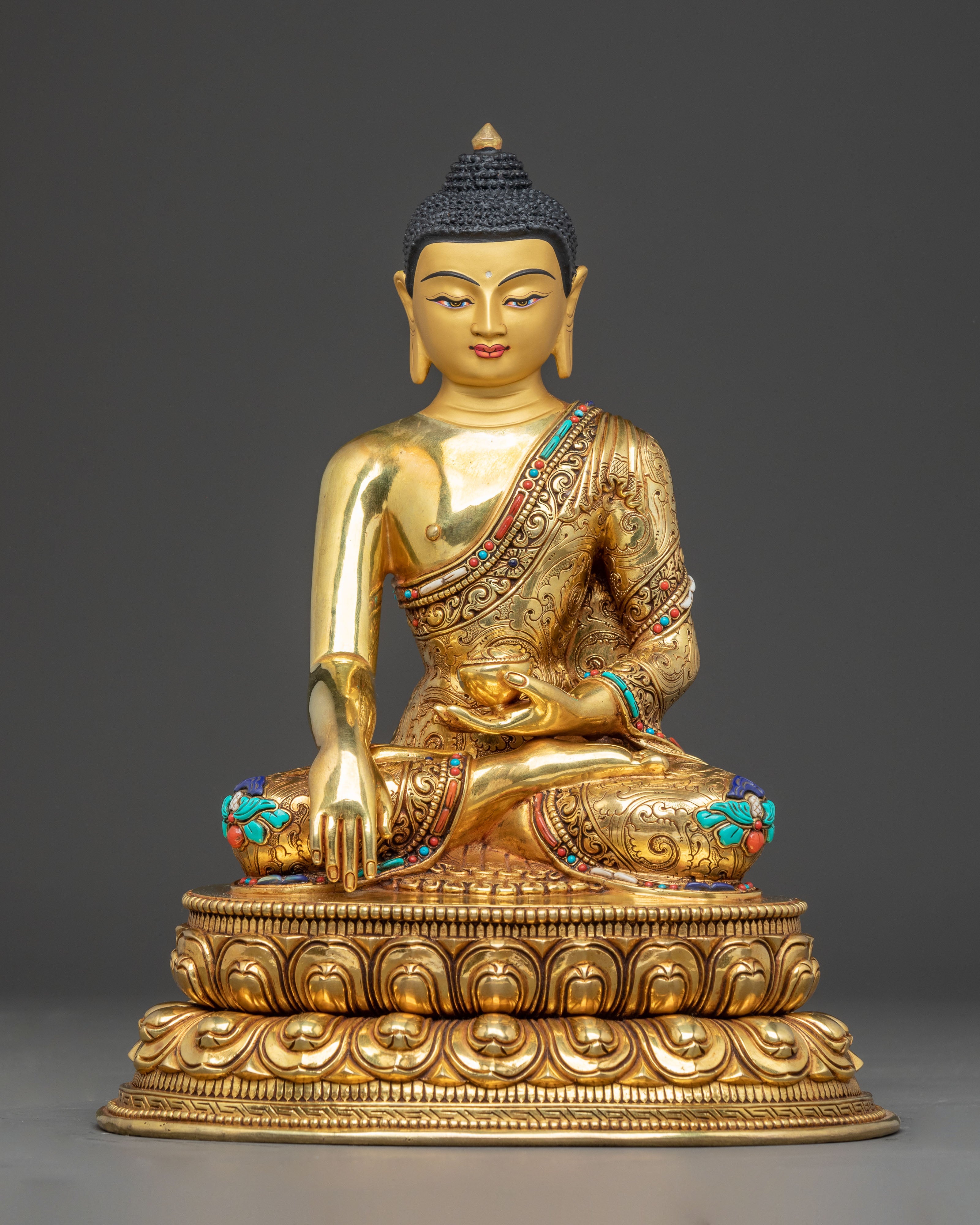 Handmade Three Great Buddha Statues Set | Shakyamuni, Amitabha, Medicine Buddha