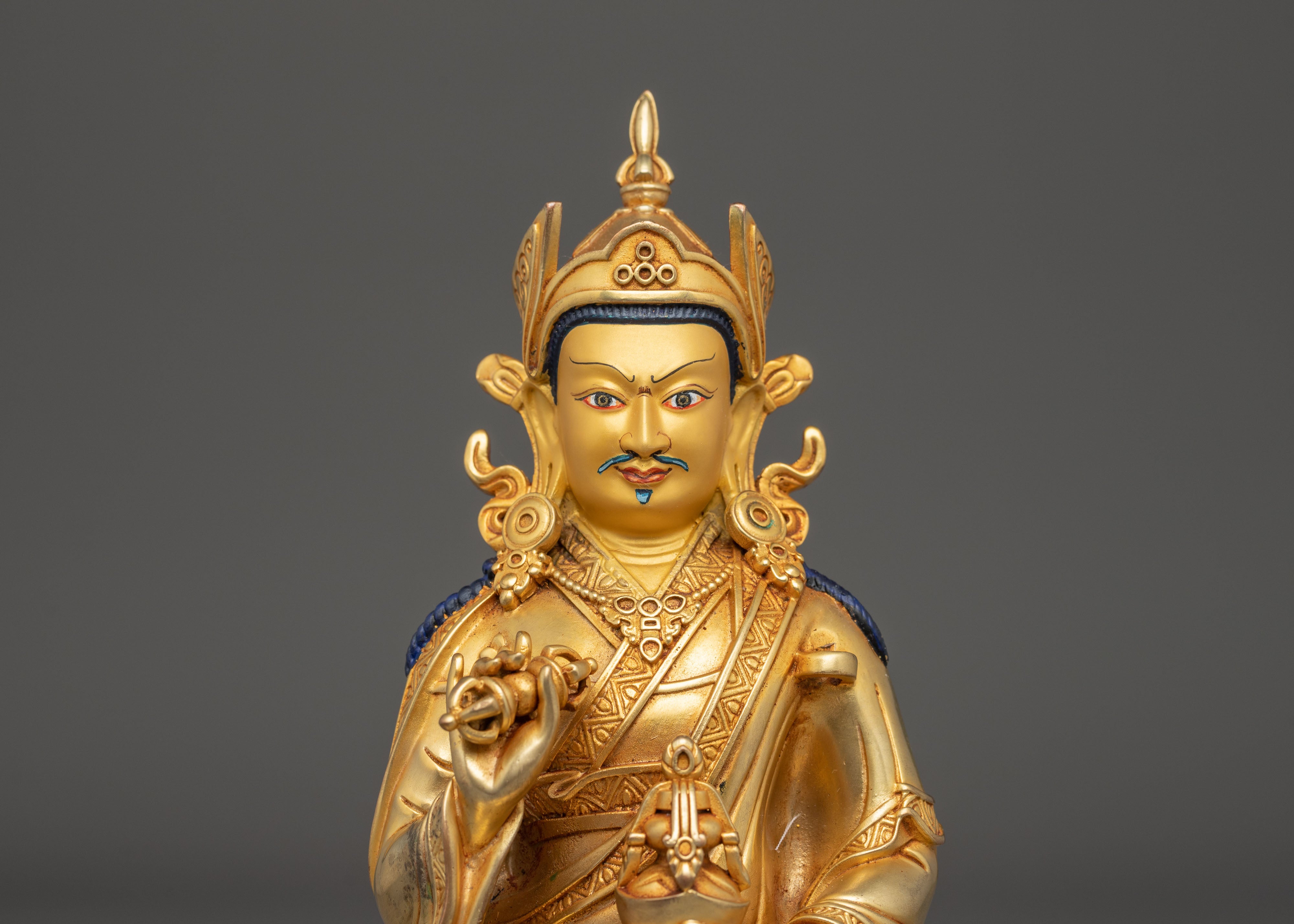 Golden Guru Tsokye Dorje Statue: The Manifestation of Guru Rinpoche