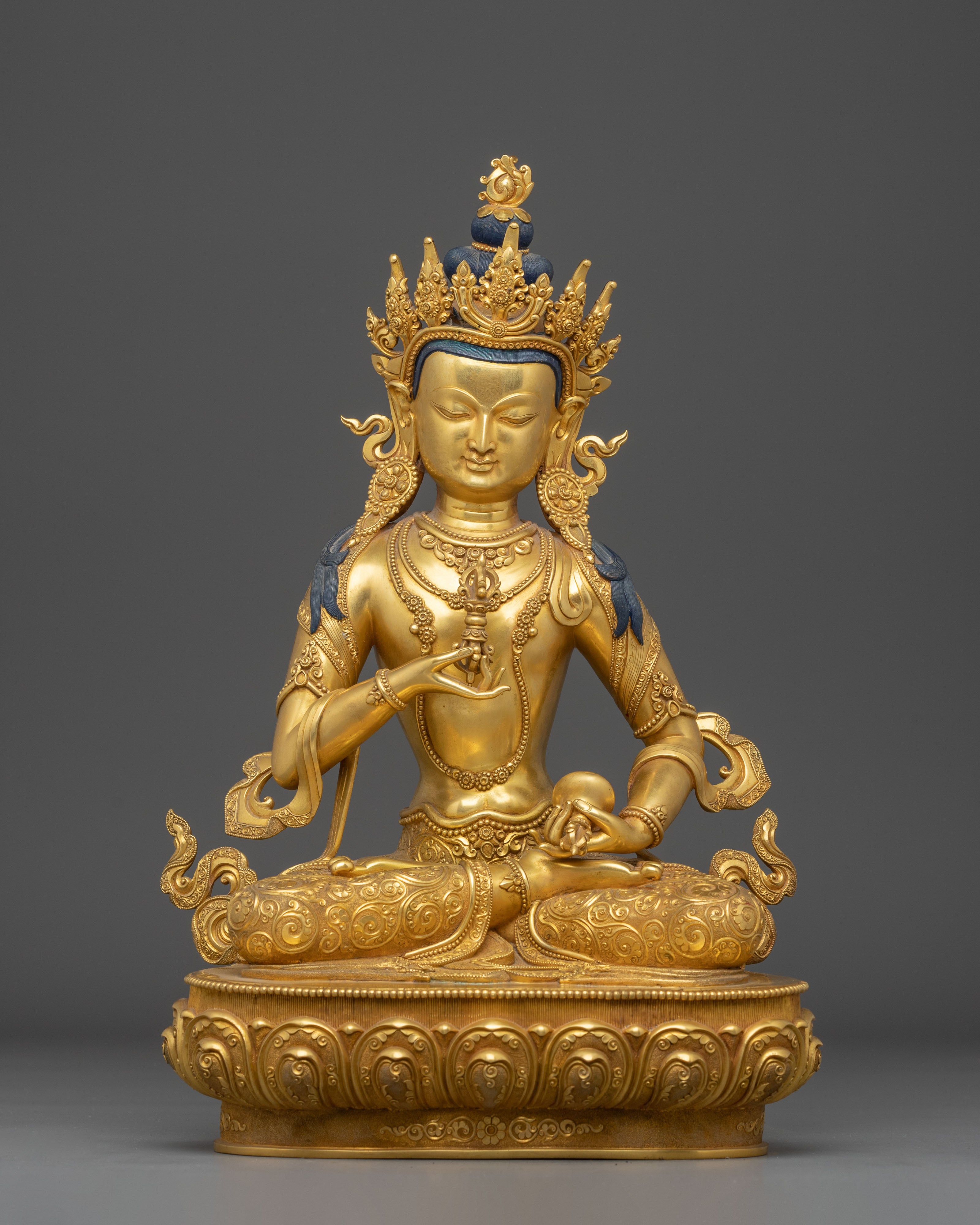 Handmade Golden Statue Of Dorje Sempa | Purification Deity