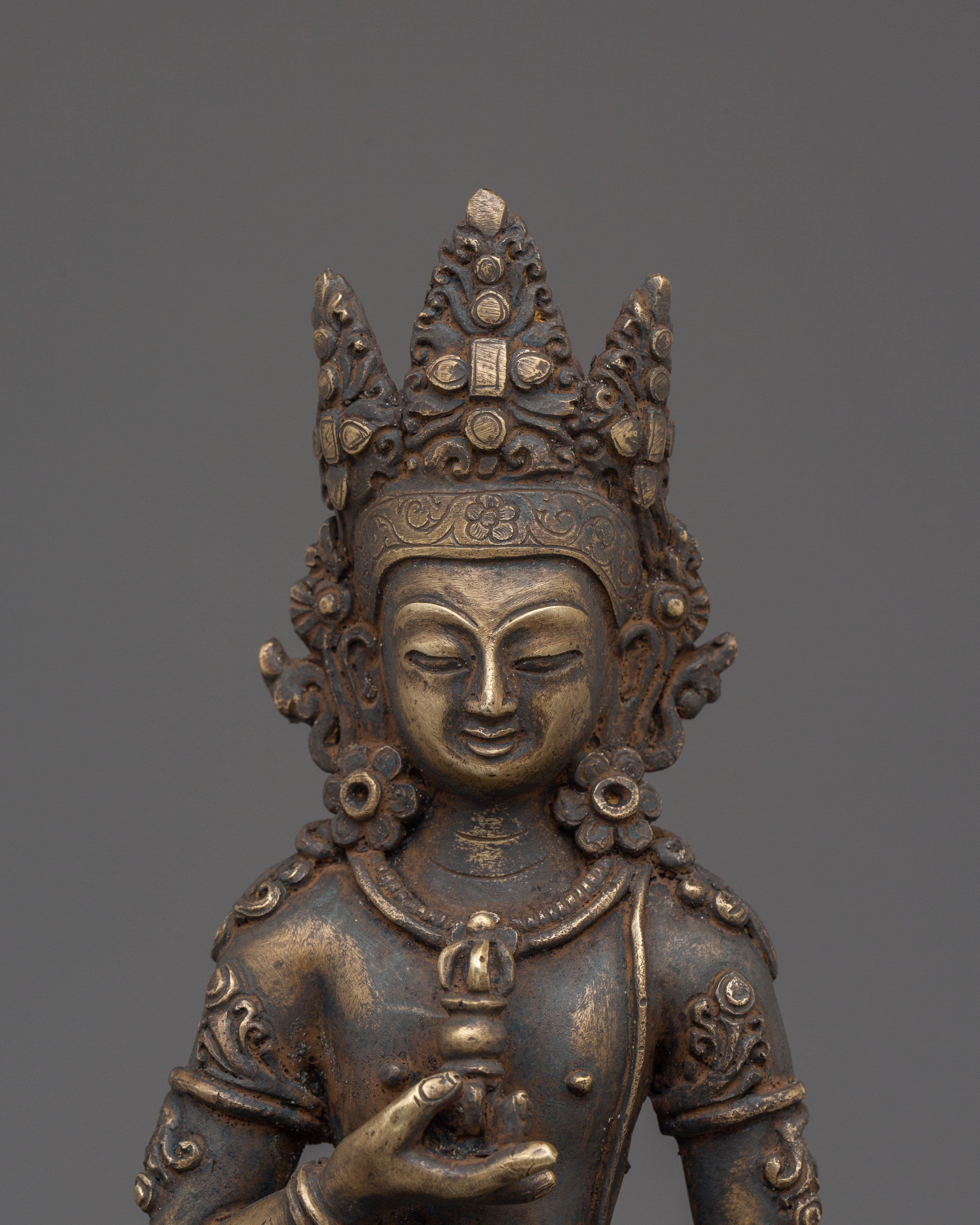 Handmade Statue of Standing Vajrasattva | Embodiment of Purification