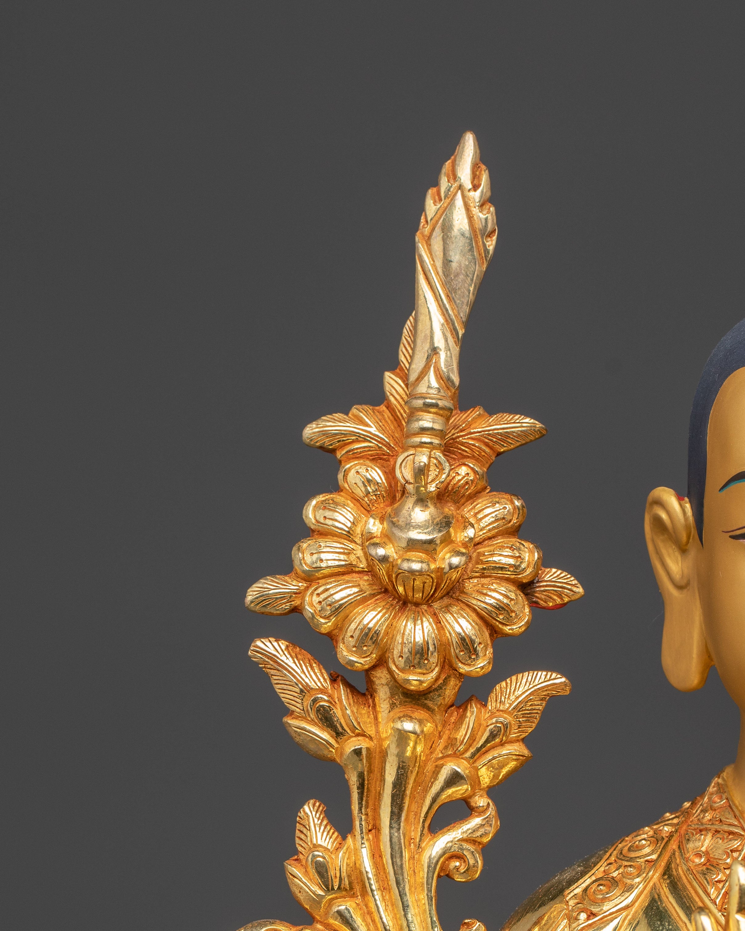 Handmade Buddhist Guru Tshongkhapa Sculpture | Tibetan Buddhist Master