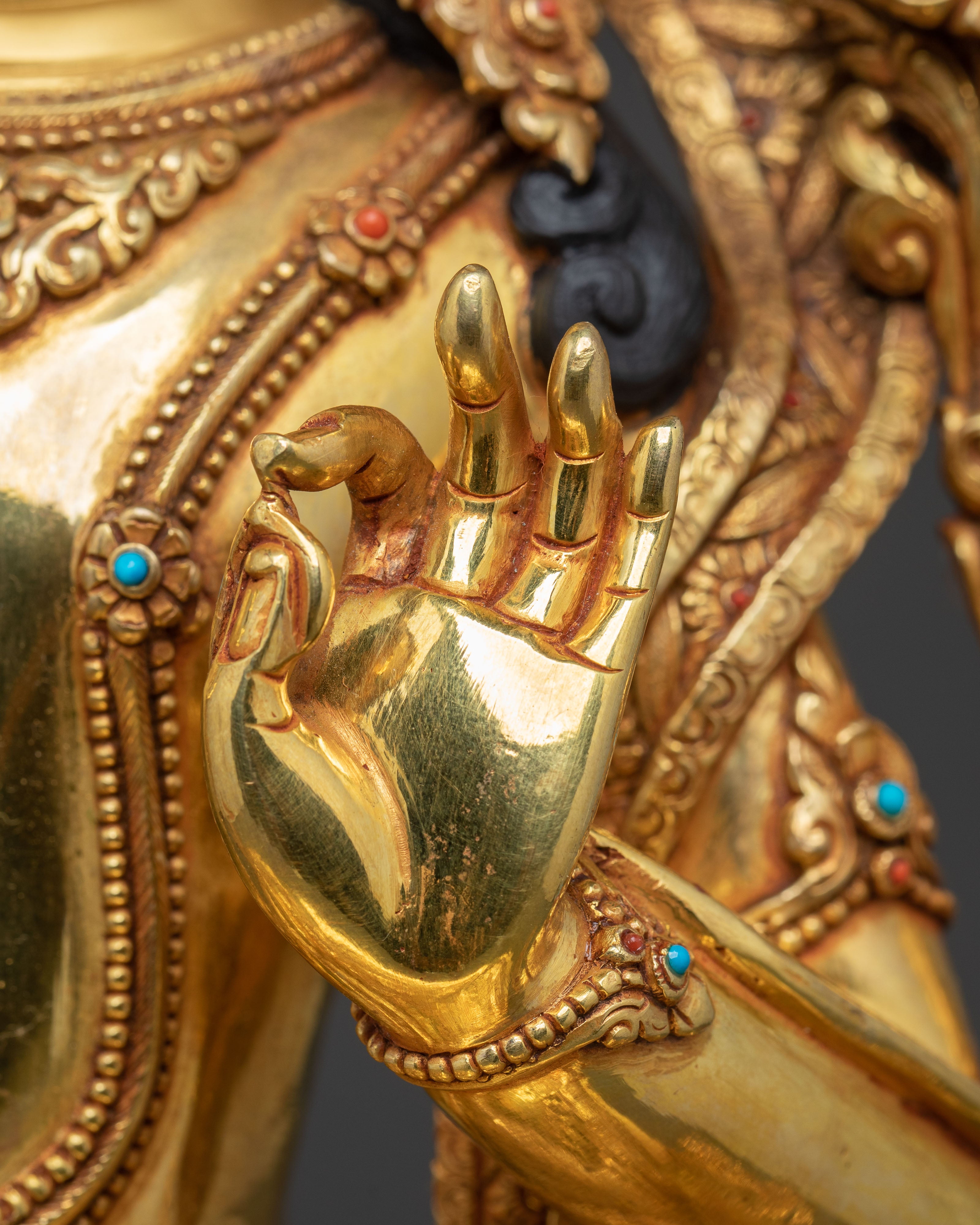 Handmade Statue of Bodhisattva Manjushri | Wisdom deity