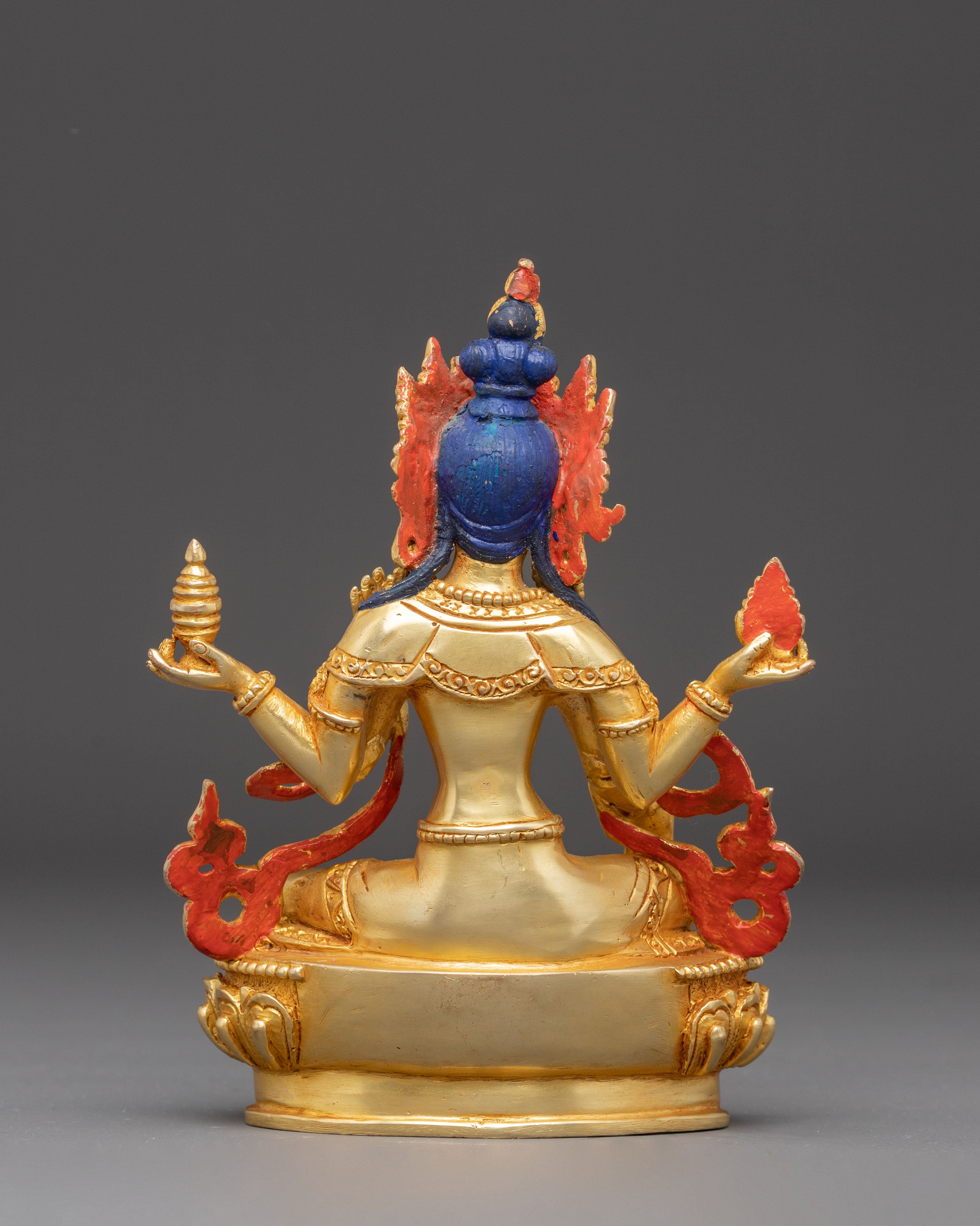 Laxmi Devi Golden Statue | Hindu Goddess of Wealth and Prosperity