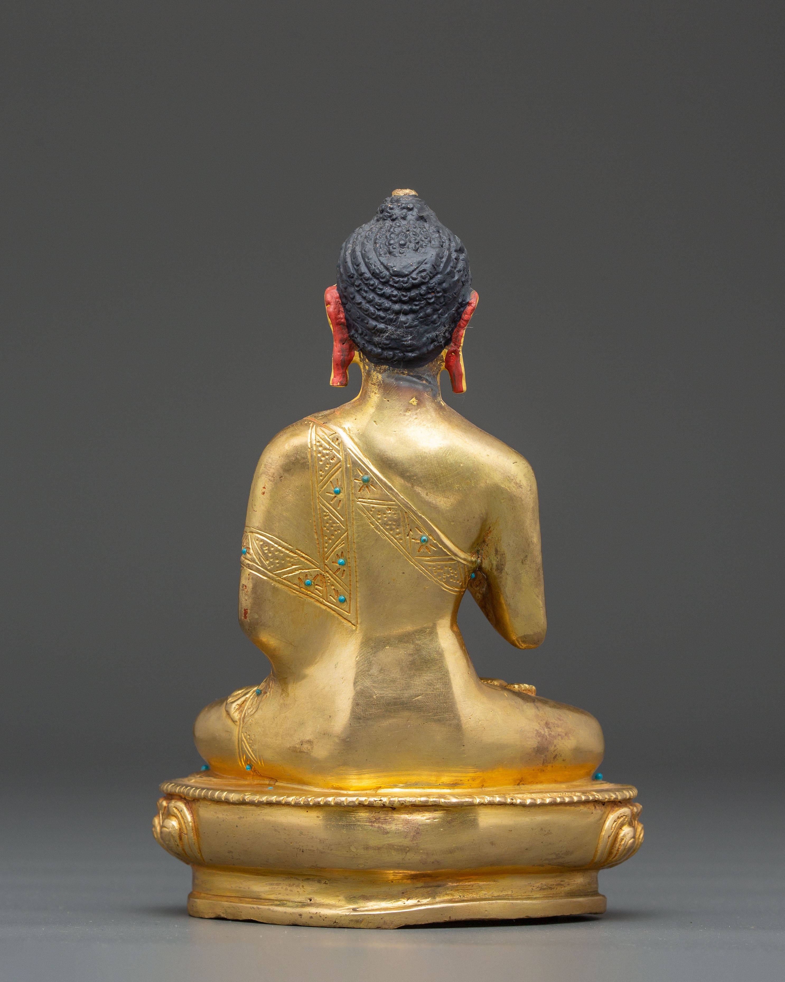 Buddhist Spiritual Amoghasiddhi Sculpture | Tibetan Deity of Fearlessness