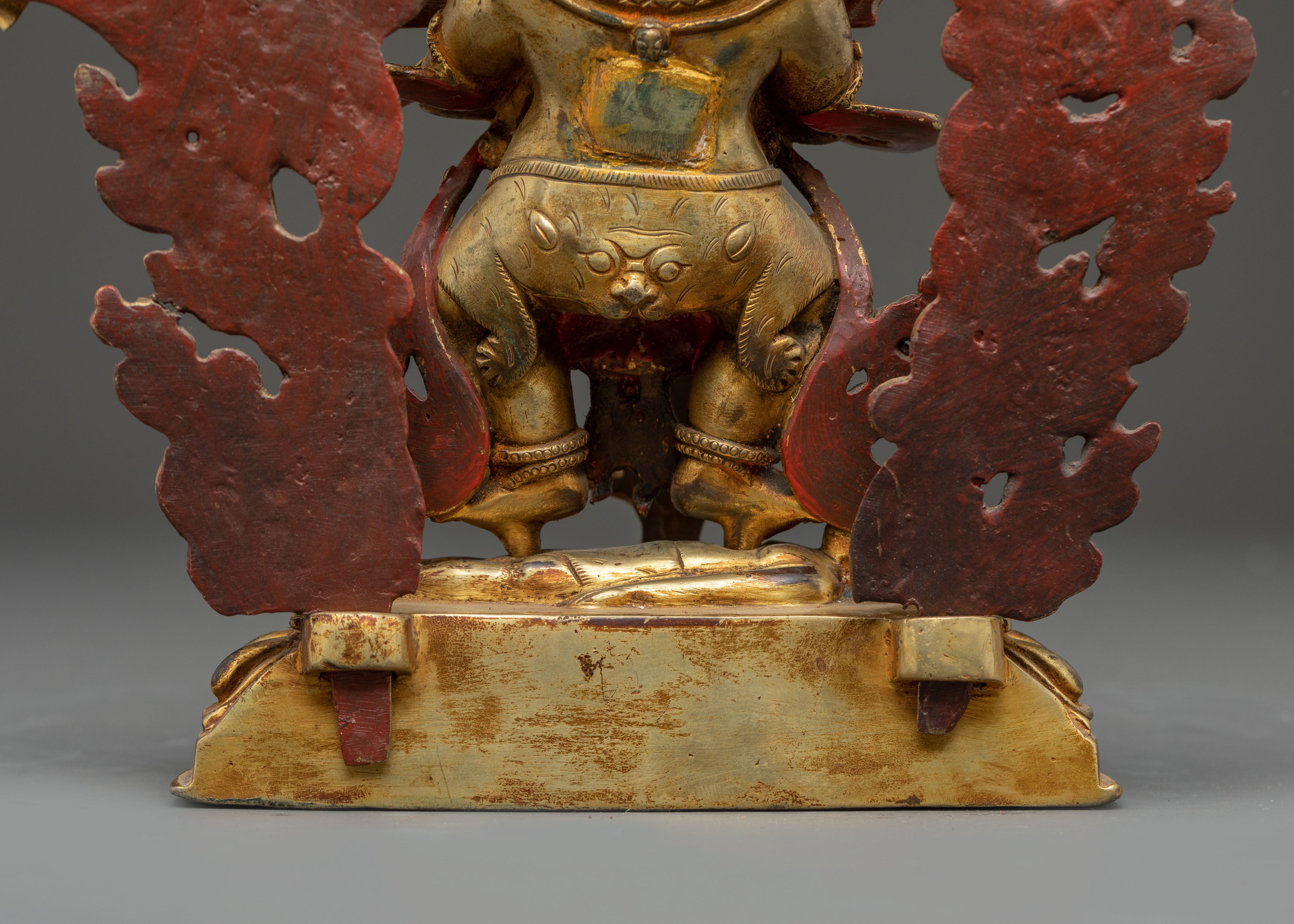 Golden Sakya Mahakala Artwork | Protector of the Dharma