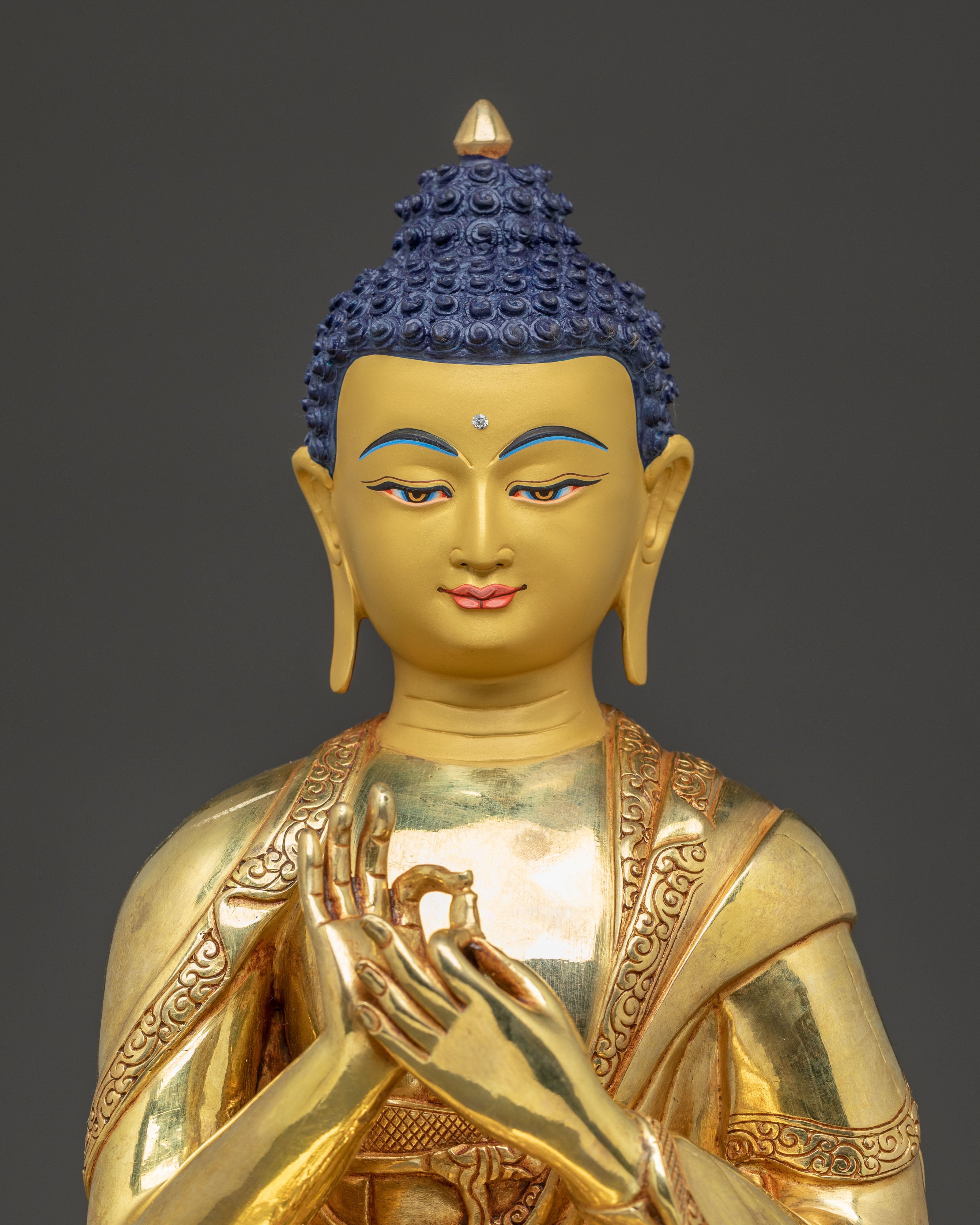 Five Dhyani Buddhas Sculpture Set | Symbolism of Enlightenment