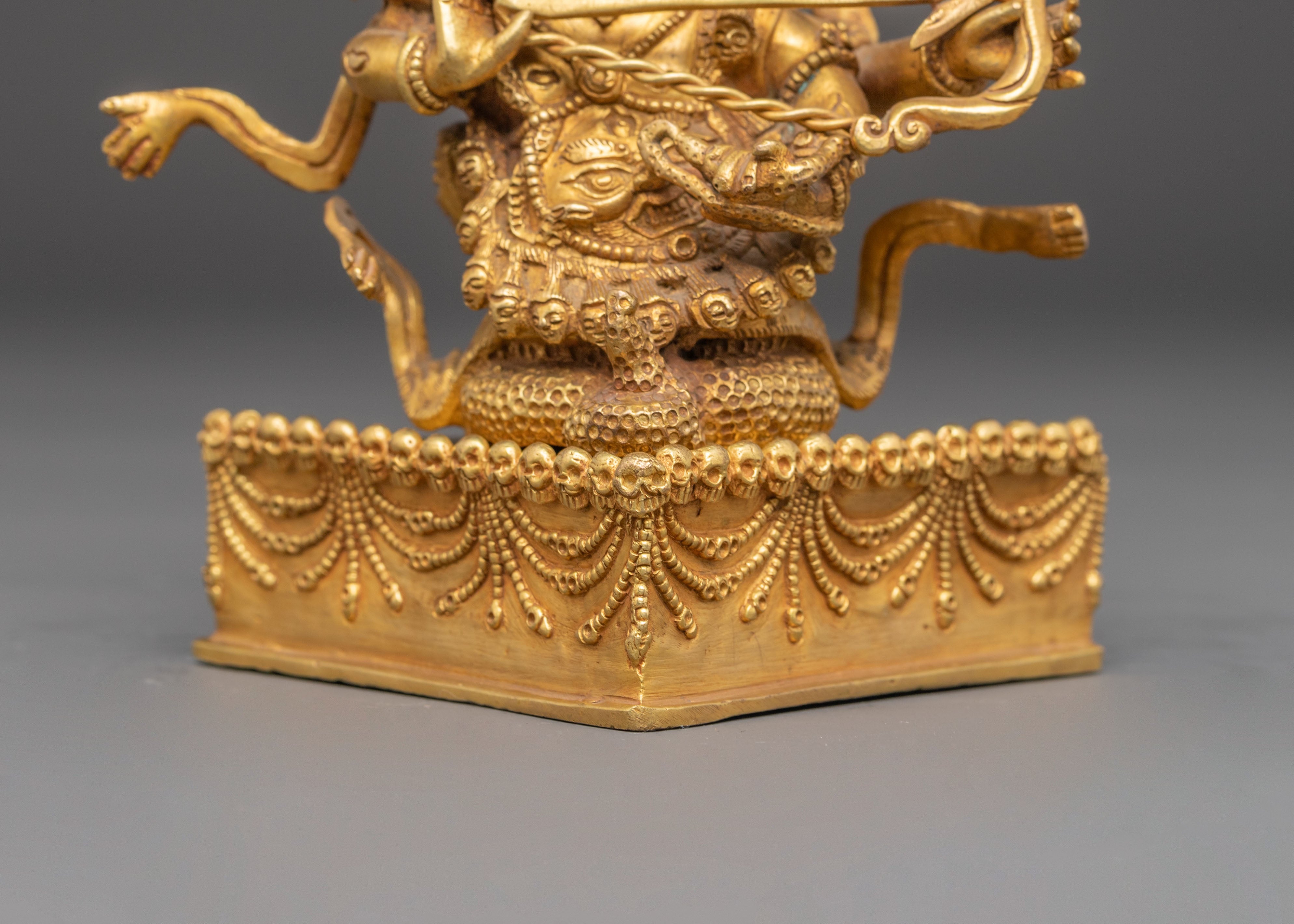 Buddhist Protector Rahula Statue | Guardian of the Dharma