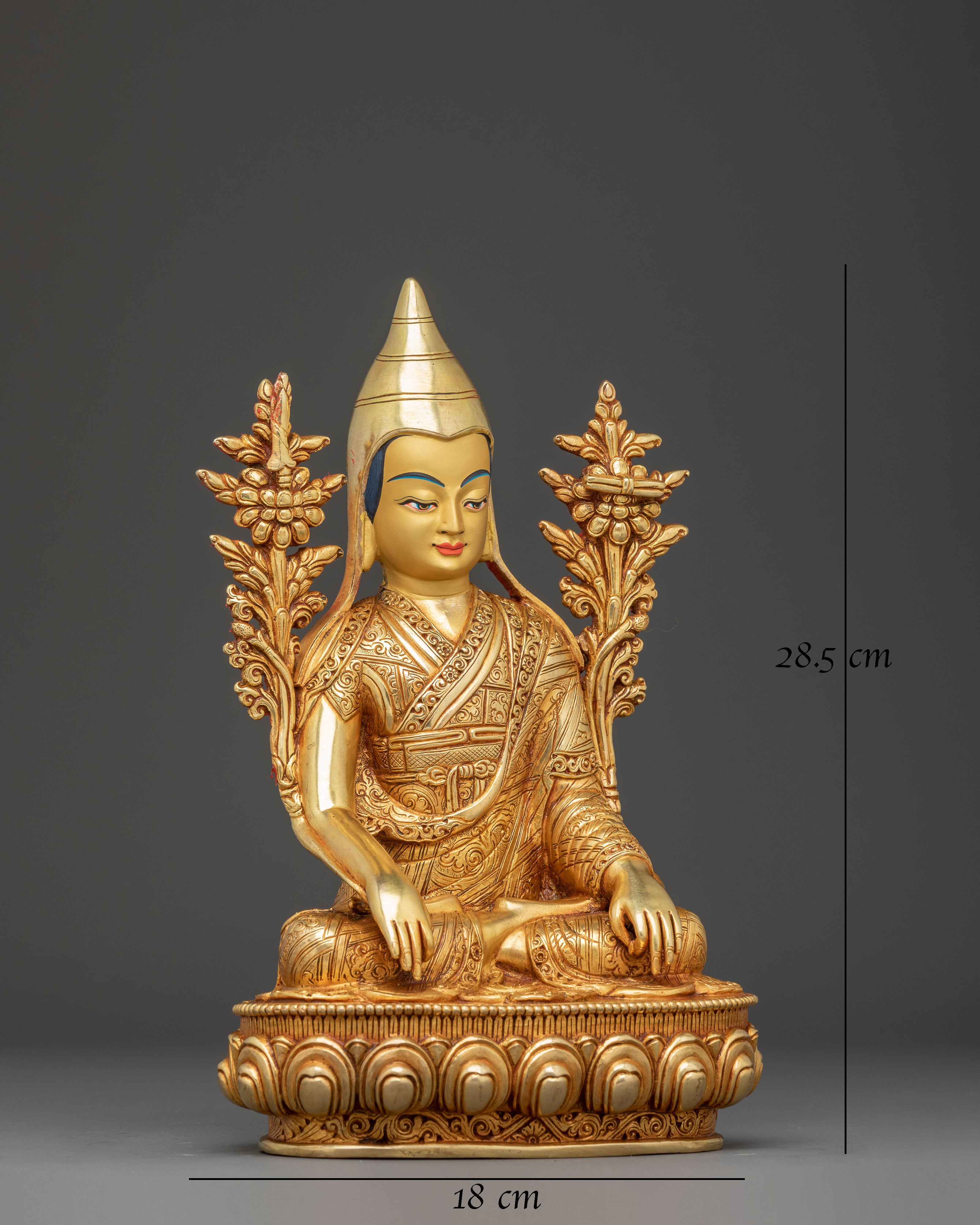 Handmade Buddhist Master Longchenpa Art | Tibetan Yogi