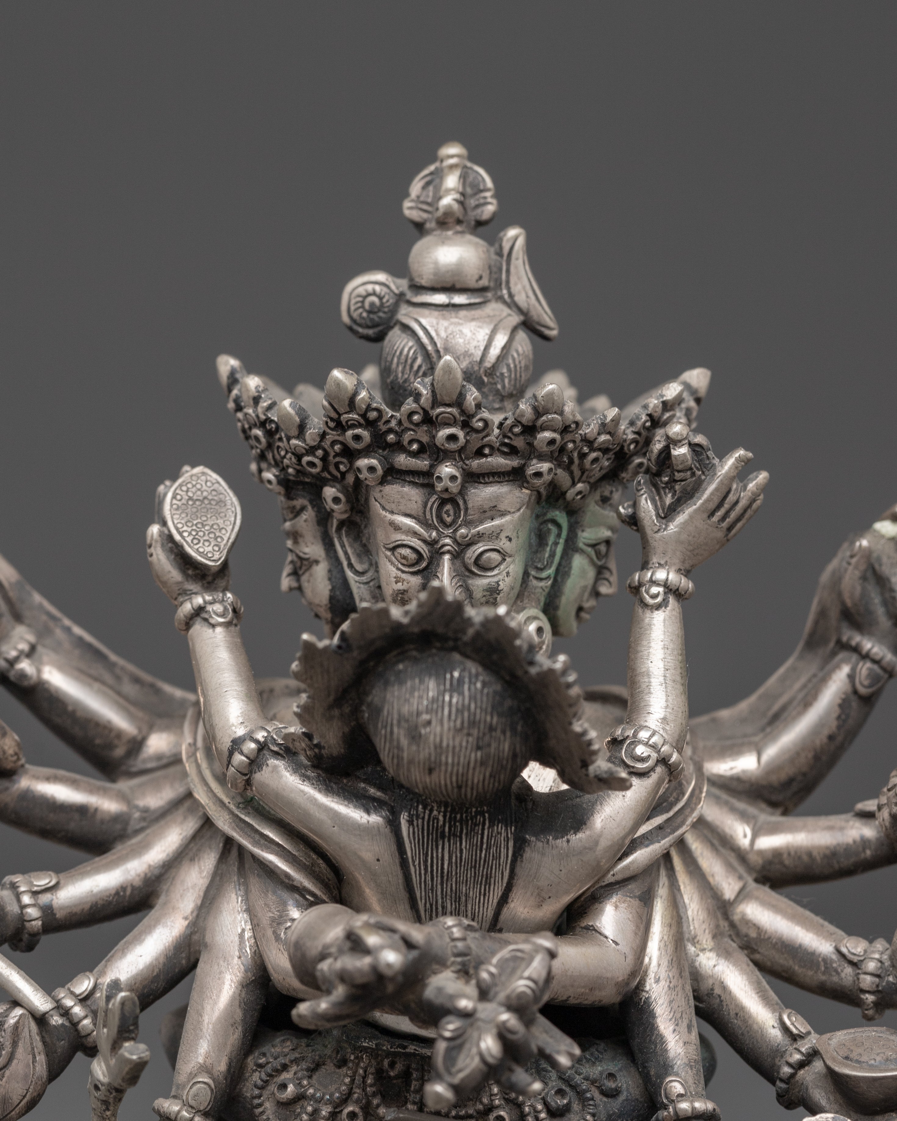 Handmade Statue of Tantric Deity Chakrasambhara | Tantric Yidam