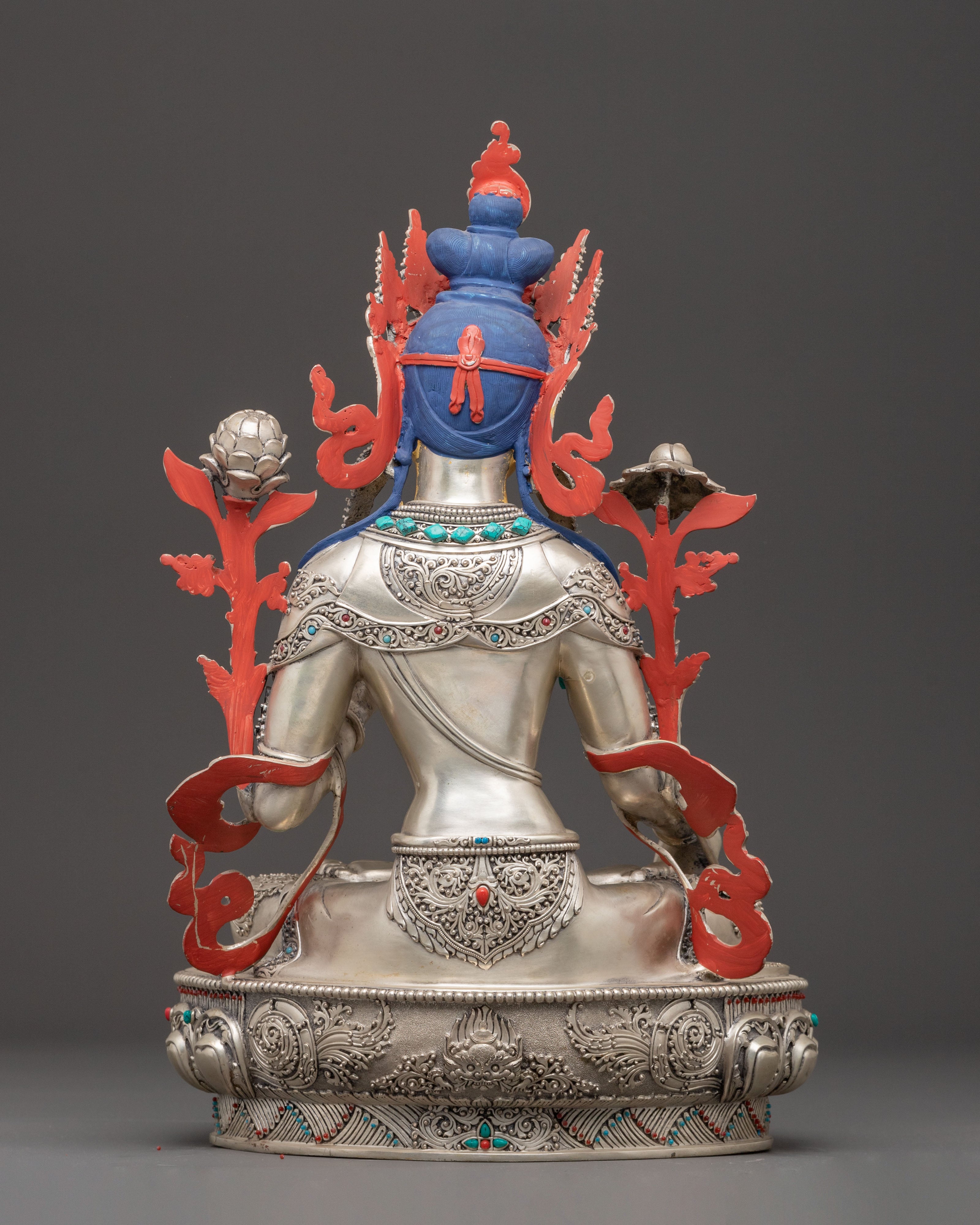 Compassionate Healing Goddess White Tara Statue | Longevity Symbol