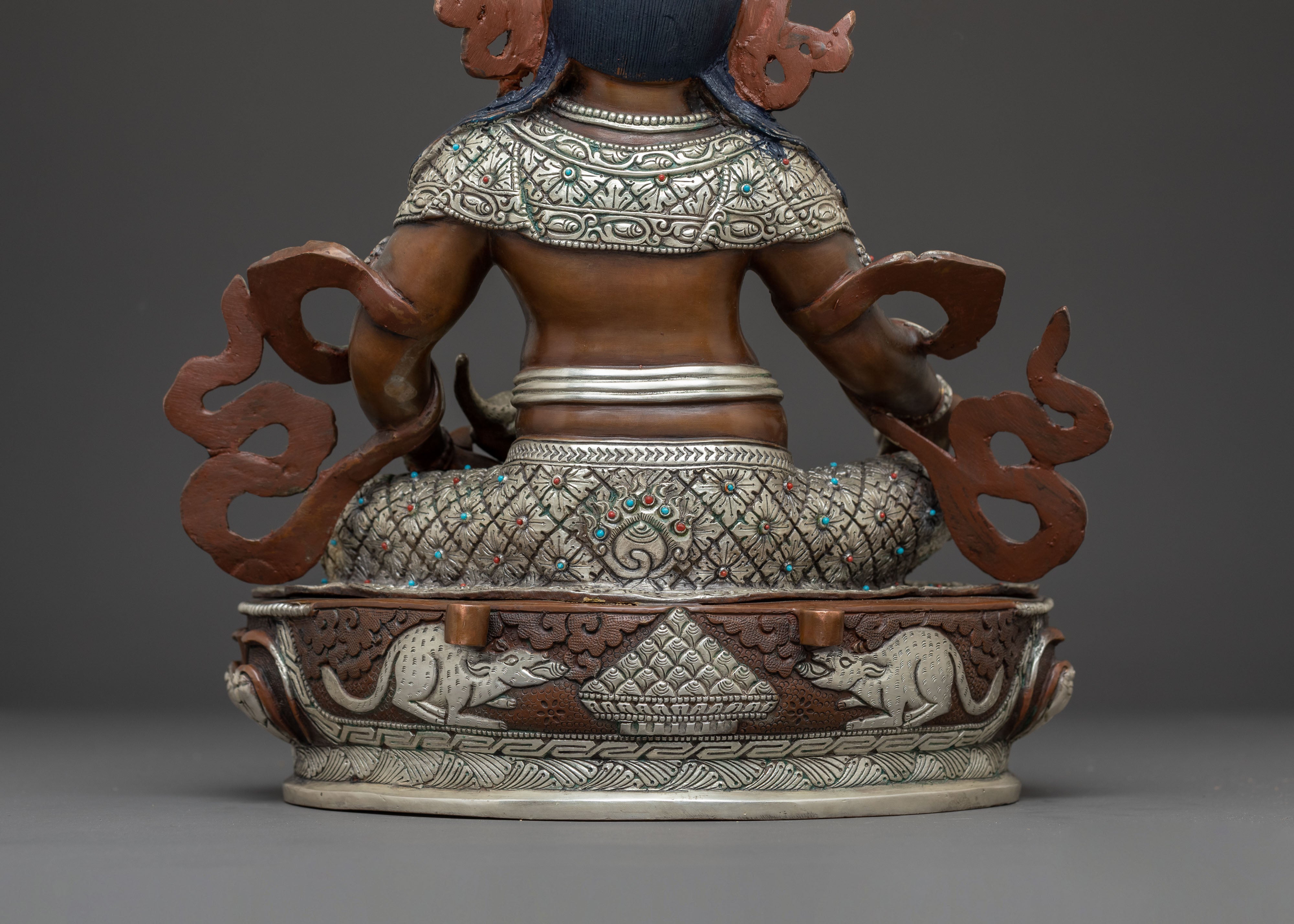 Handcrafted Dzambhala Art: Buddhist Deity of Wealth | Prosperity Icon