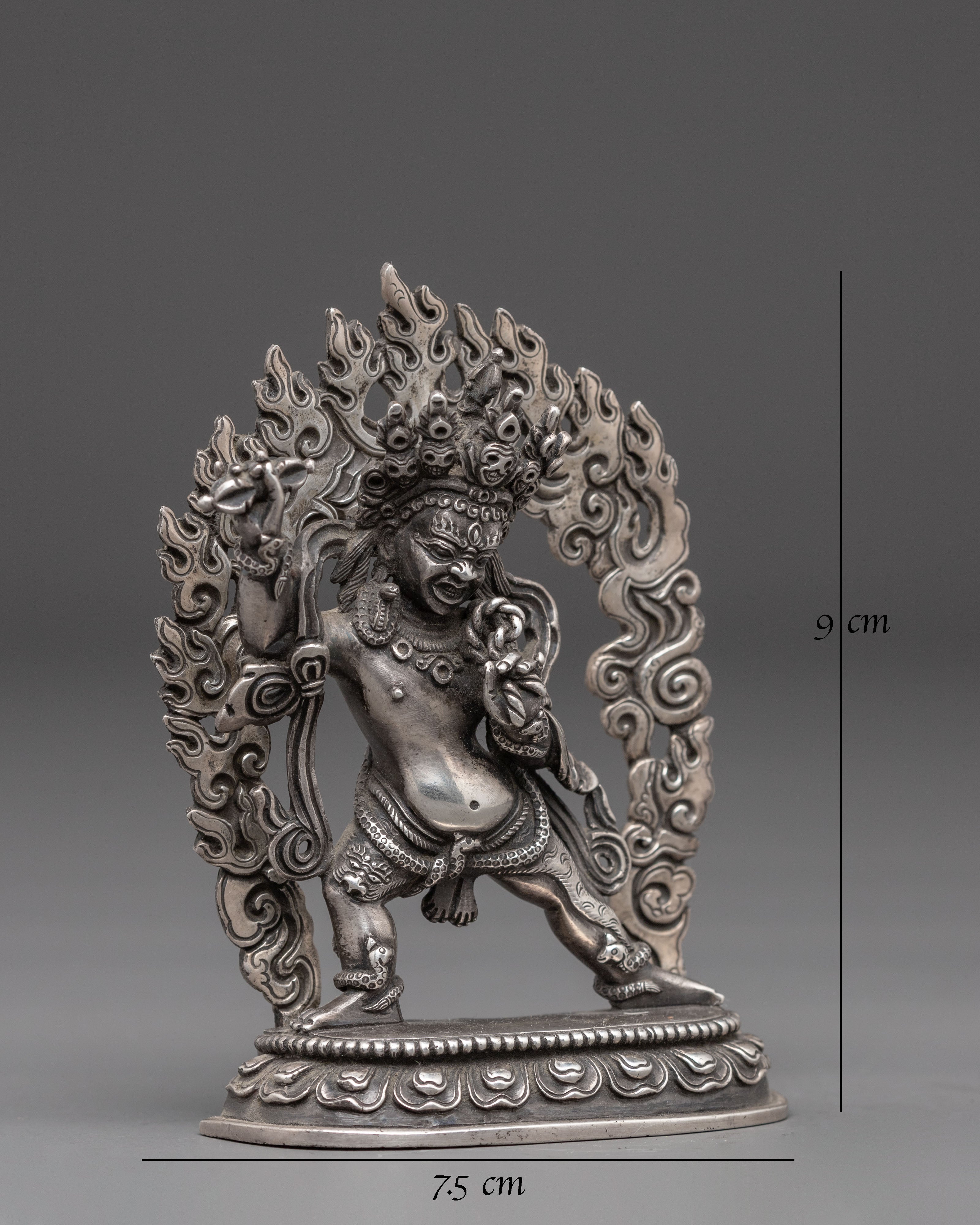 Silver Statue of Vajrapani