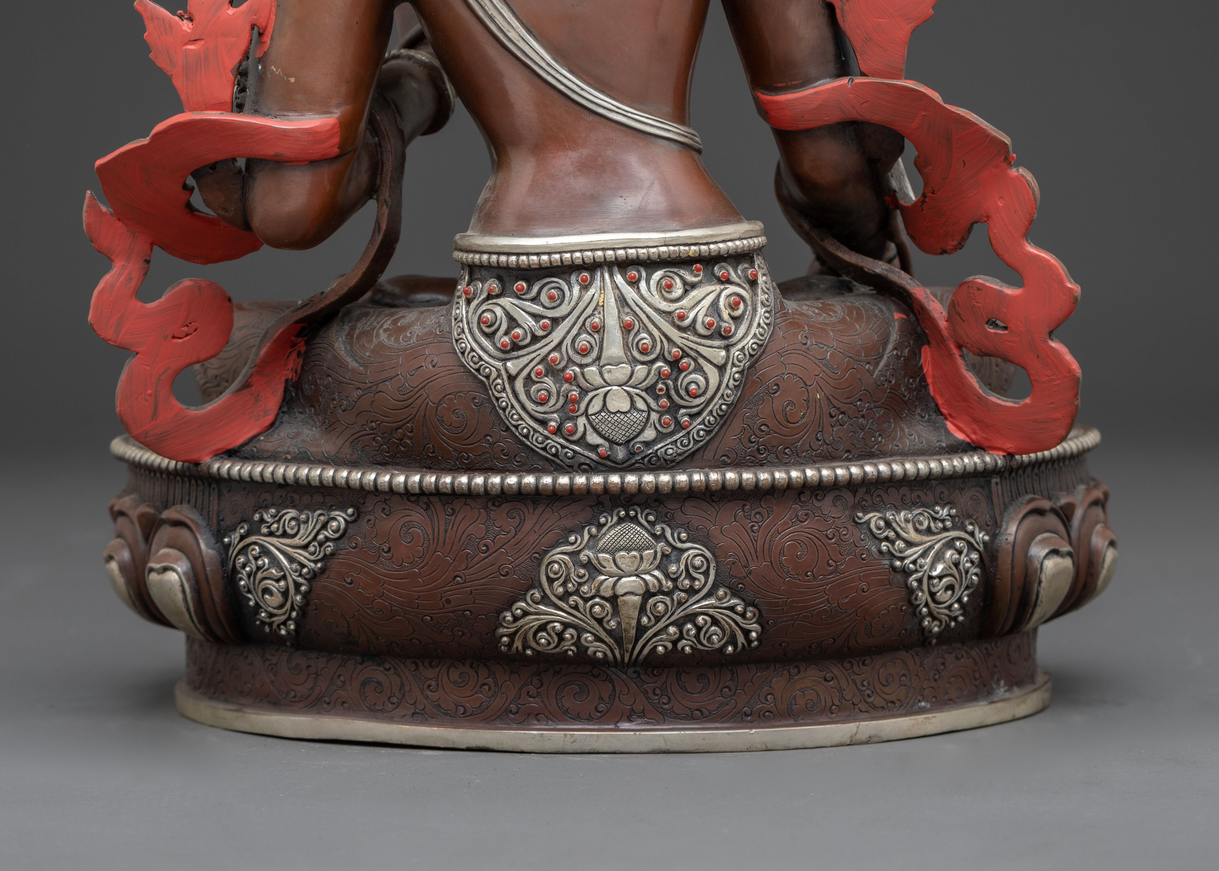 Statue of White Tara Healing Buddhist Goddess