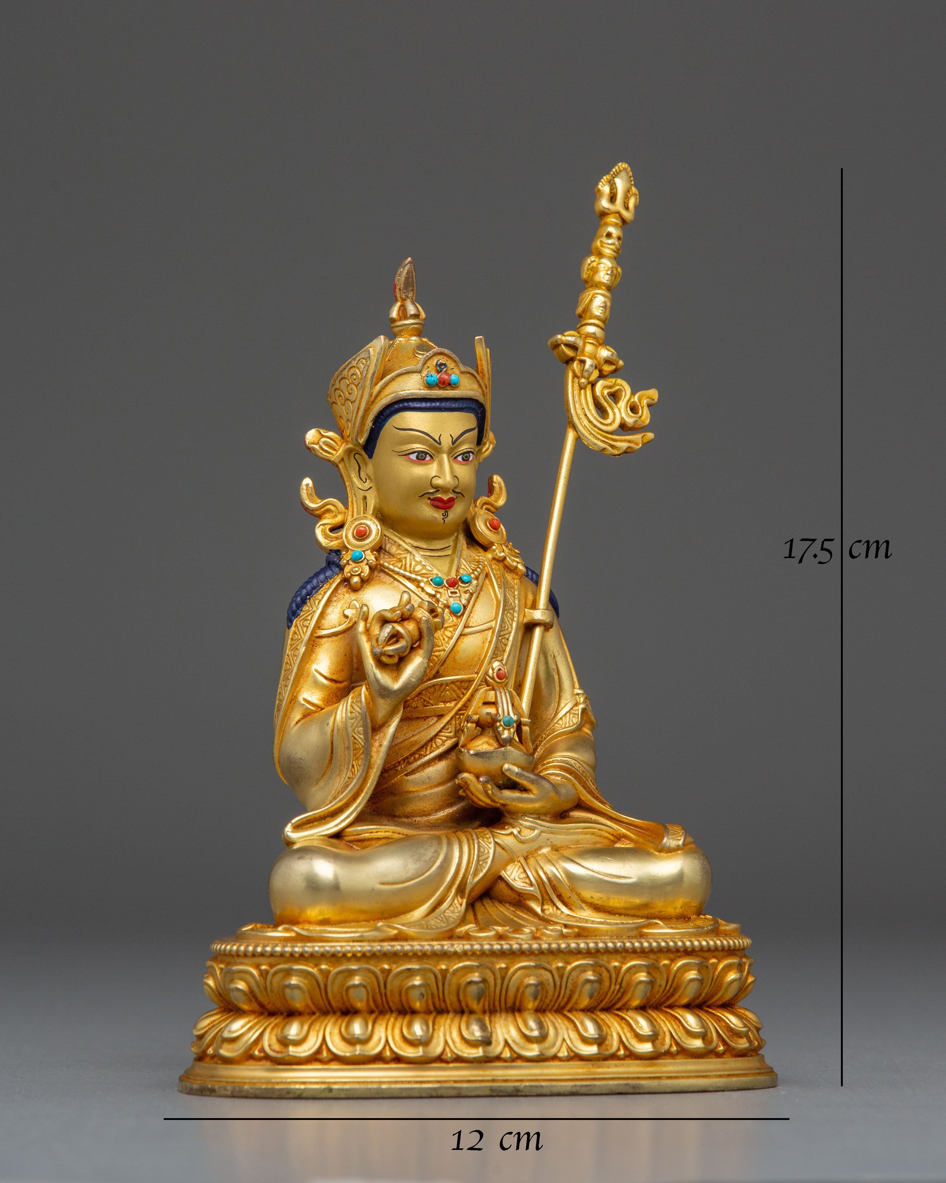 Machine-Made Statue of Guru Tsyoke Dorje | Tantric Master