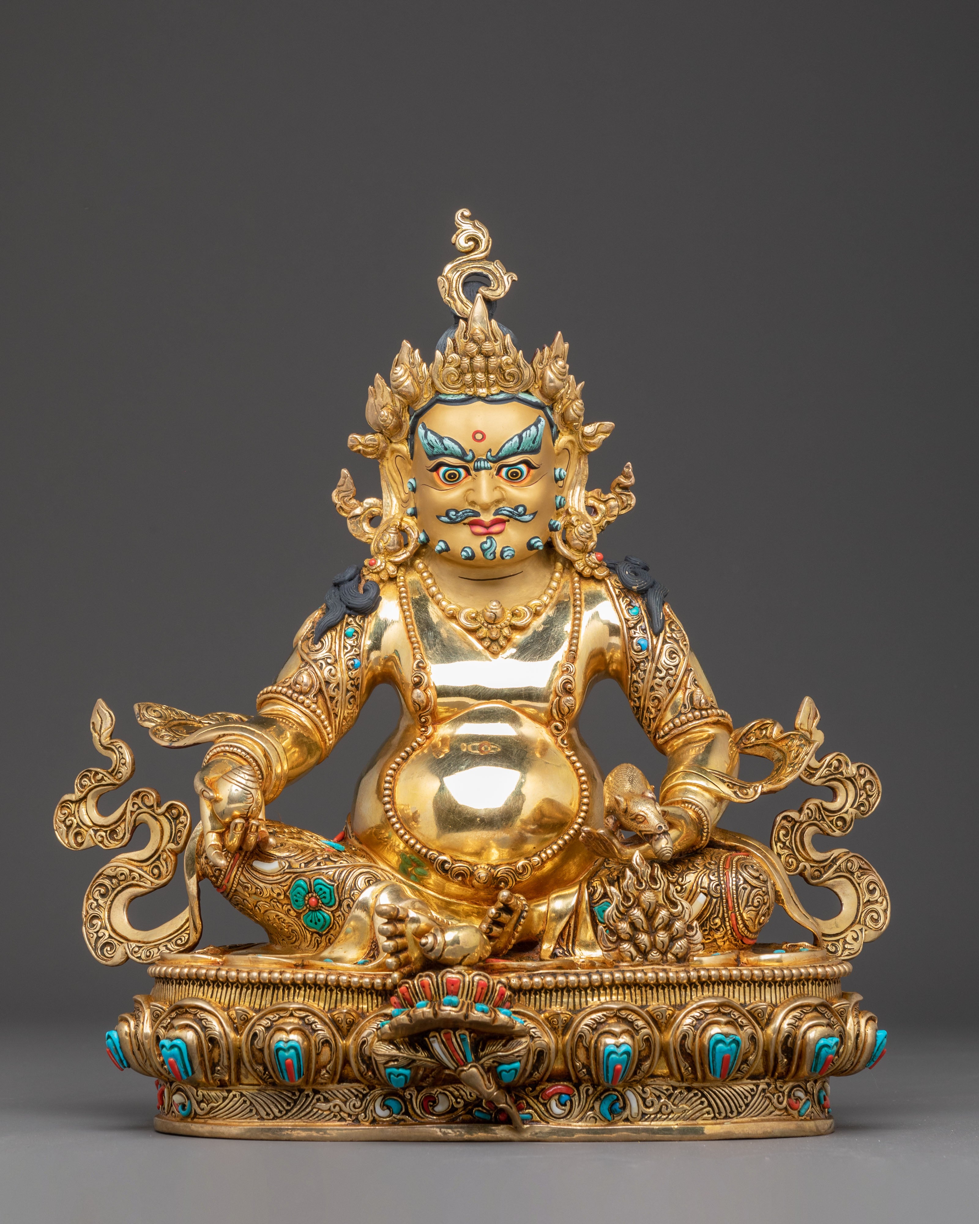 Figurine of Wealth Icon Dzambhala | Guardian of Prosperity