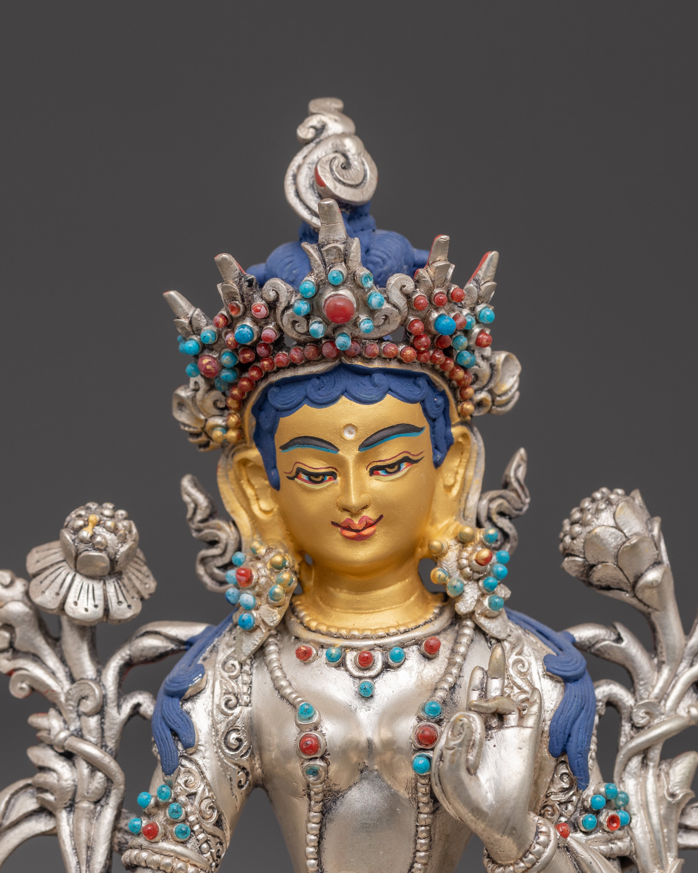 Handmade Statue of Green Tara, Mother of Liberation | Compassion Deity