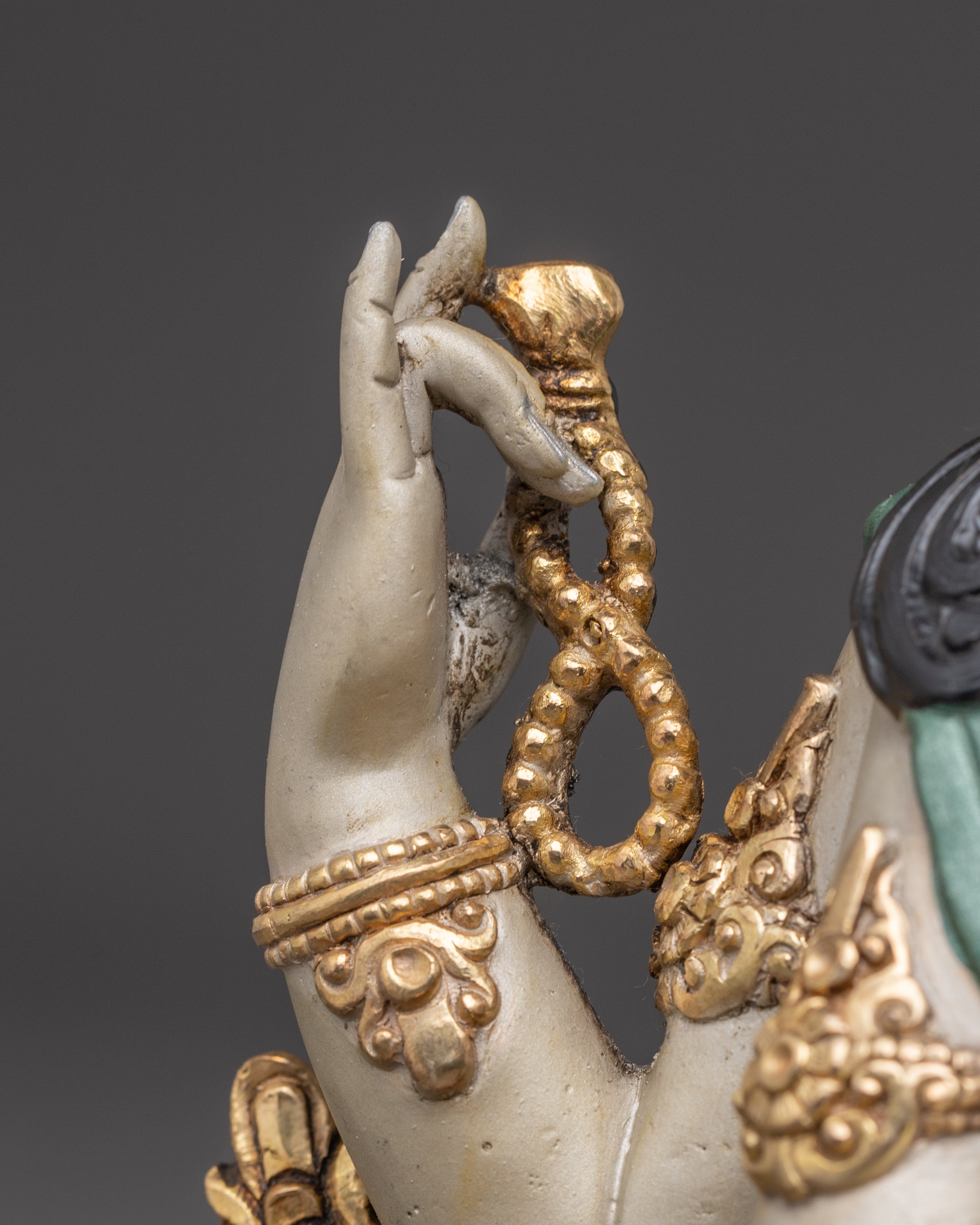 Handmade Sculpture of Bodhisattva Chenrezig | Compassion Deity