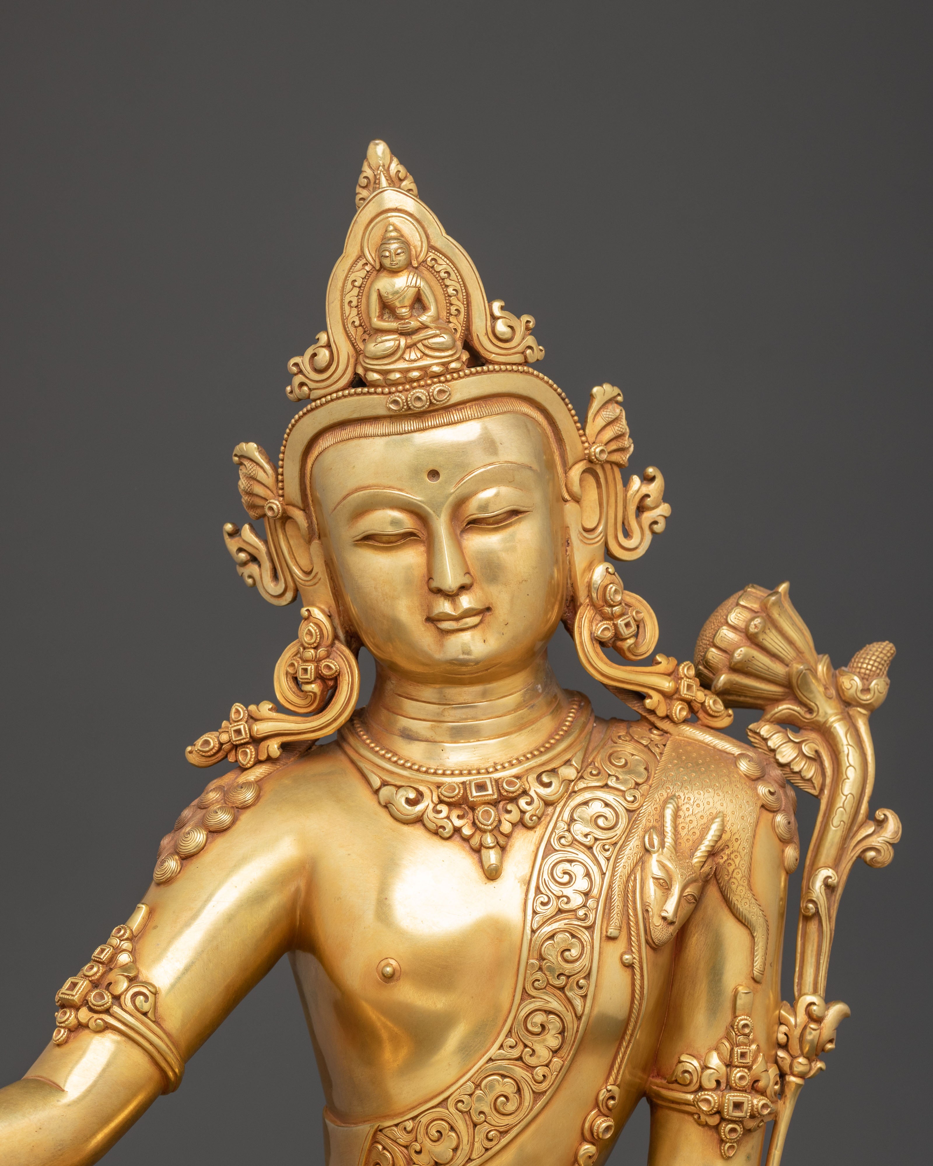 Himalayan Art of Lokeshwor Bodhisattva of Compassion | Divine Protector