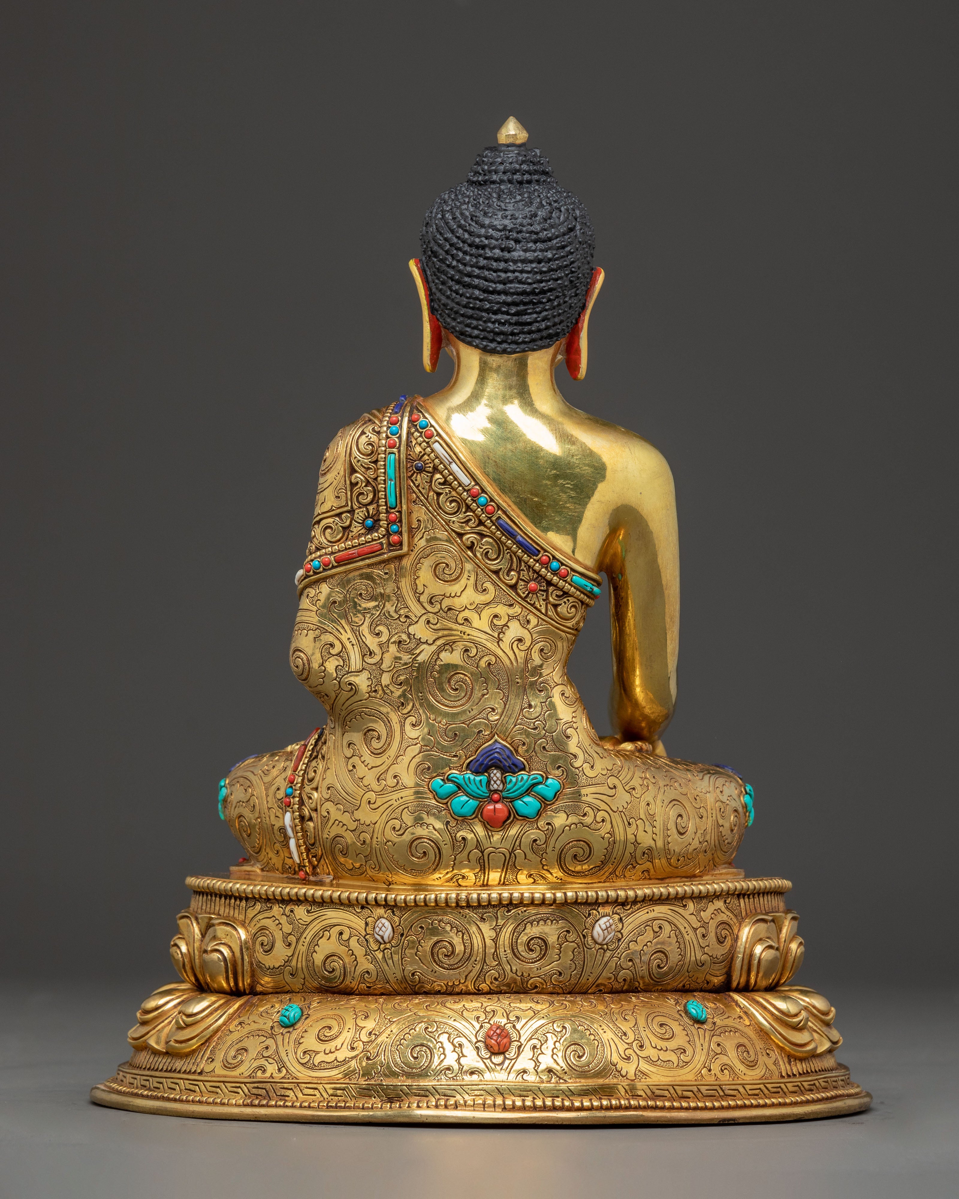 Handmade Three Great Buddha Statues Set | Shakyamuni, Amitabha, Medicine Buddha