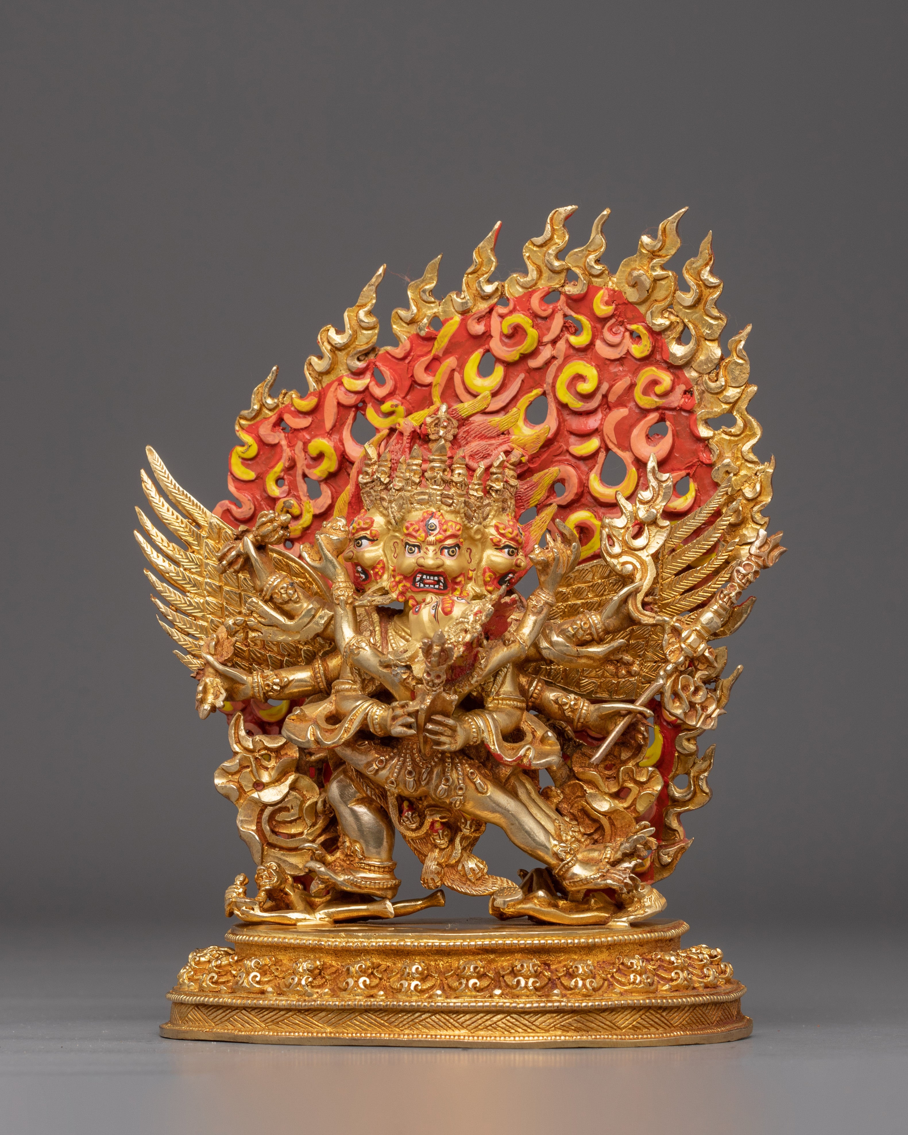 Handmade Vajrakilaya Copper Statue