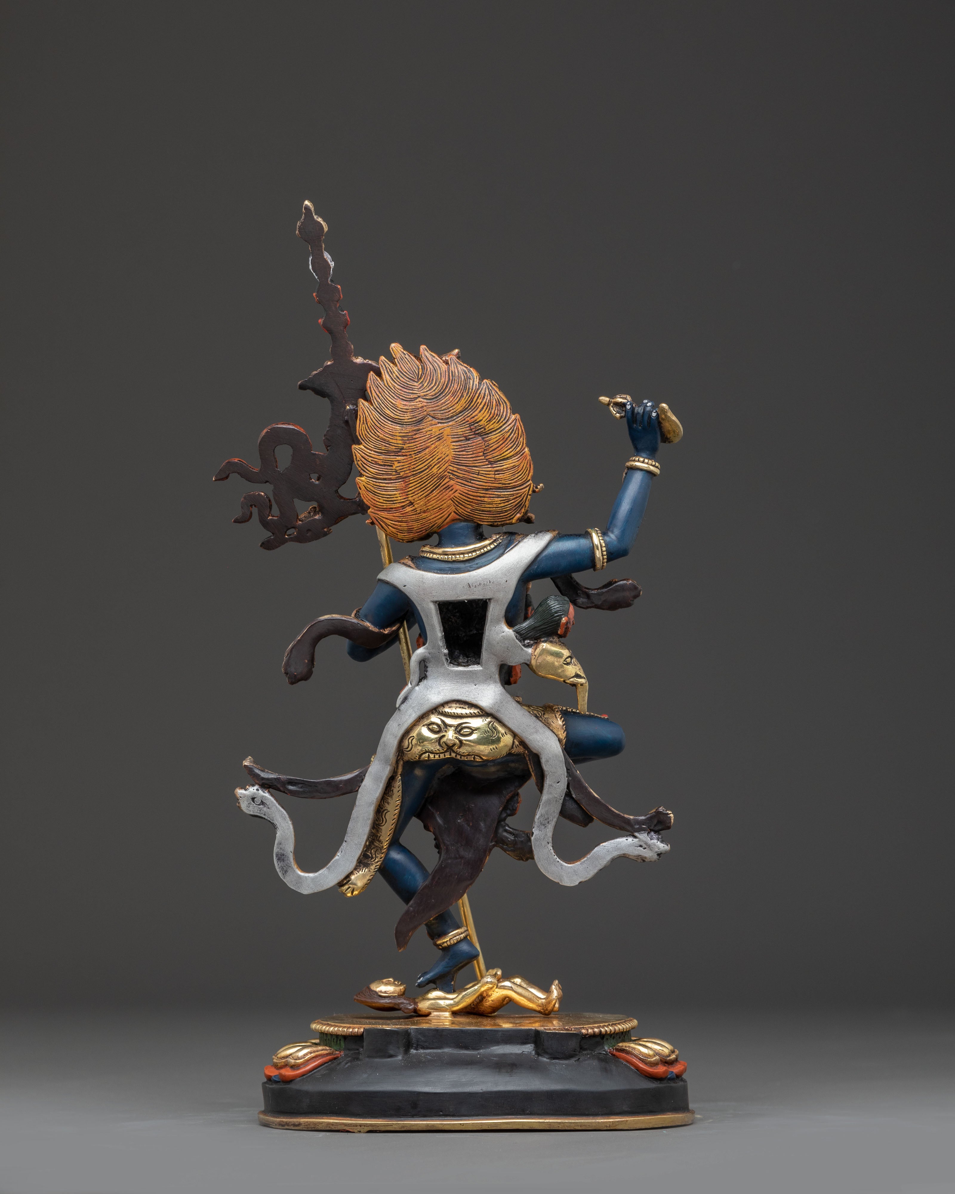 Wrathful Statue of Troma Nagmo | Fierce Protector of the Dharma