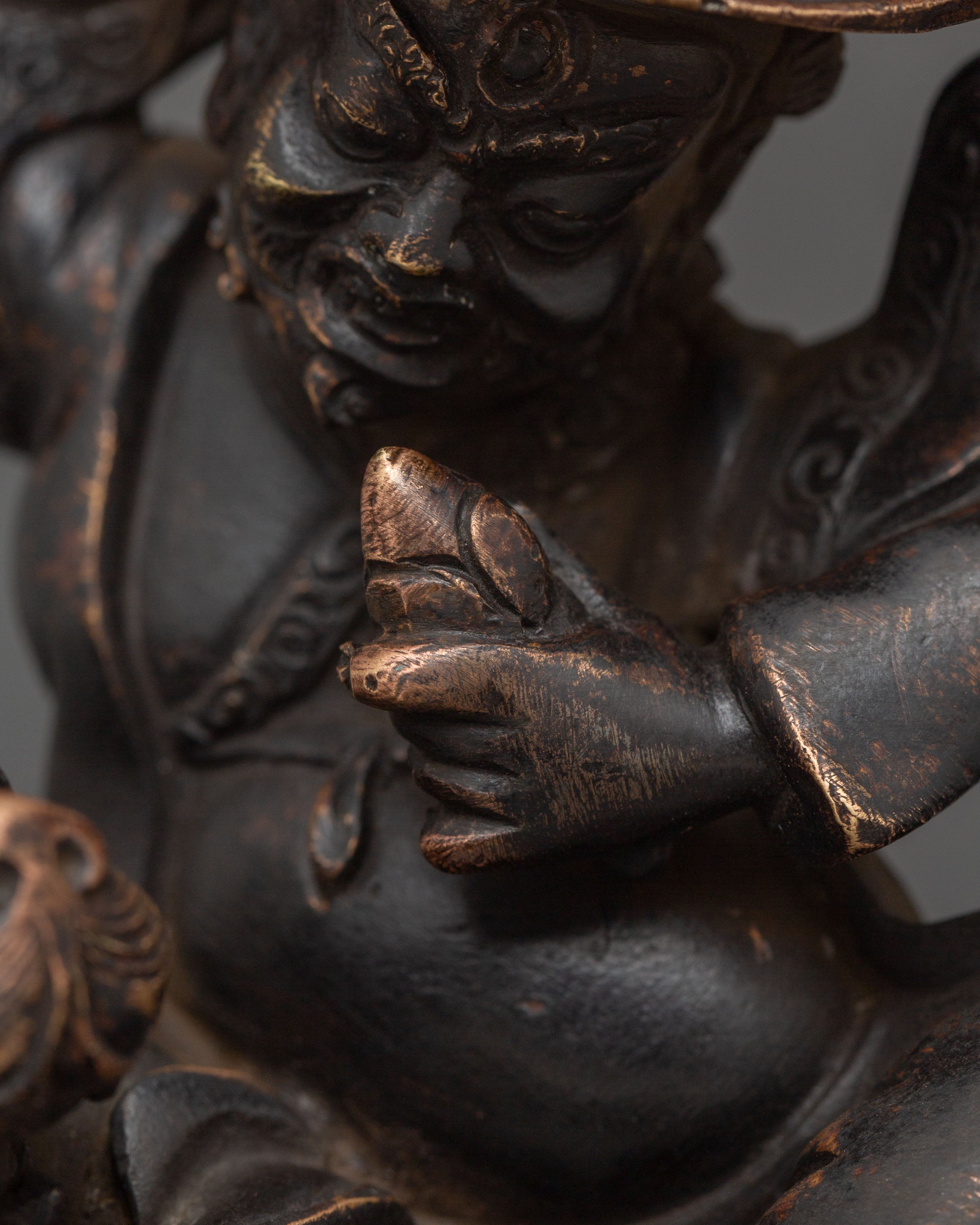 Statue of Protector Dorje Legpa | Wrathful Dharma Guardian