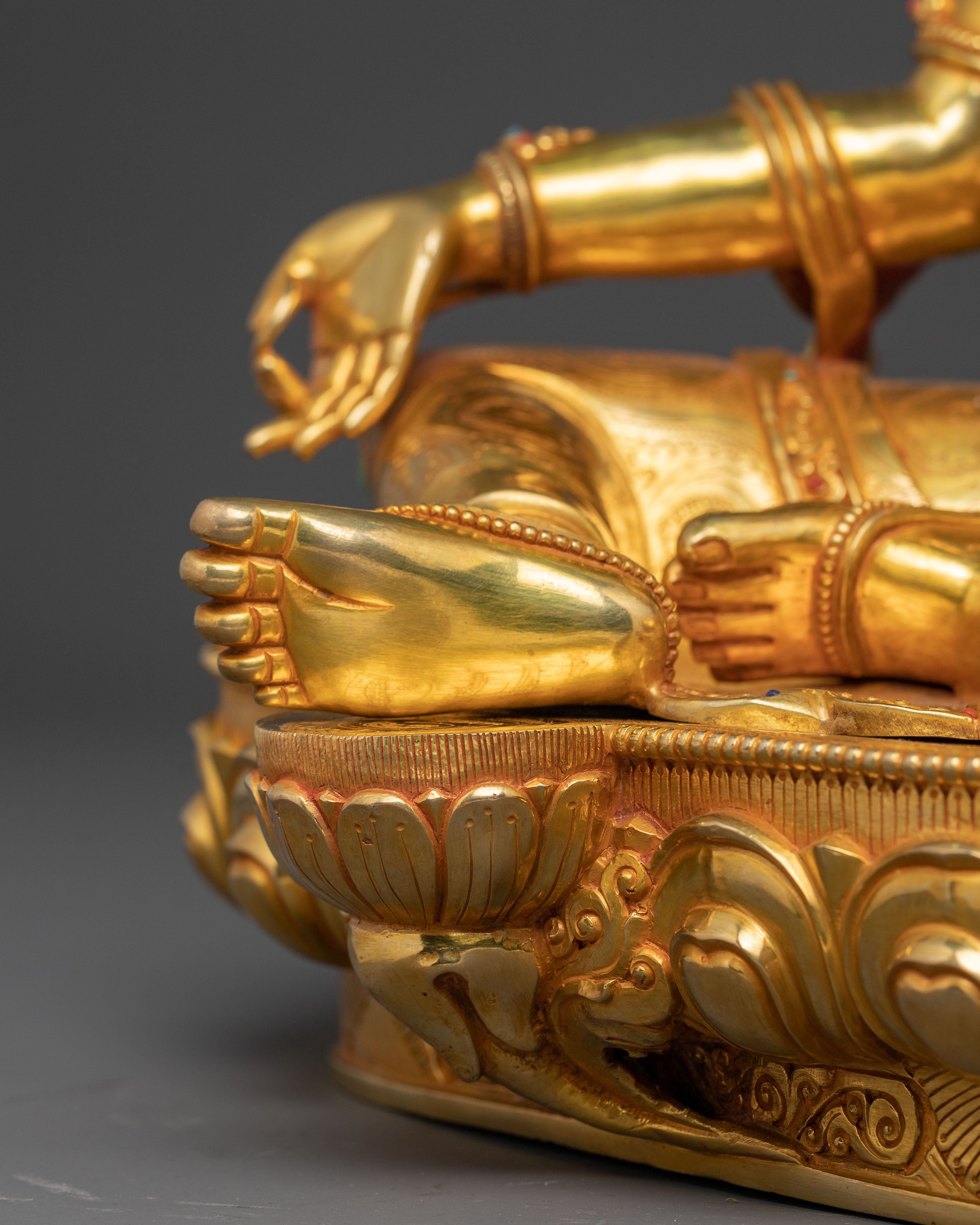 Handcrafted Shyama Tara Golden Statue | Mother of All Buddhas