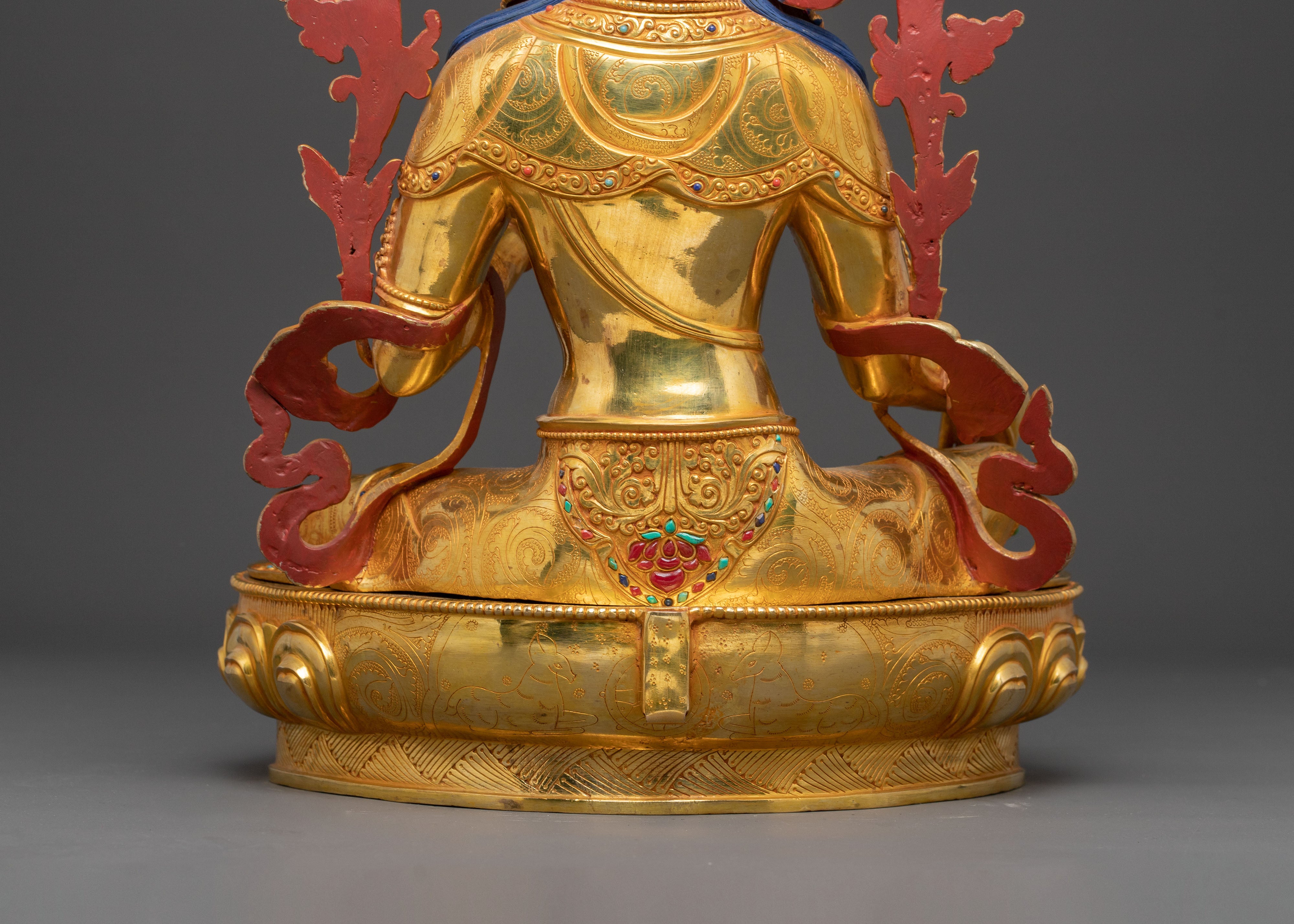 Handcrafted Shyama Tara Golden Statue | Mother of All Buddhas