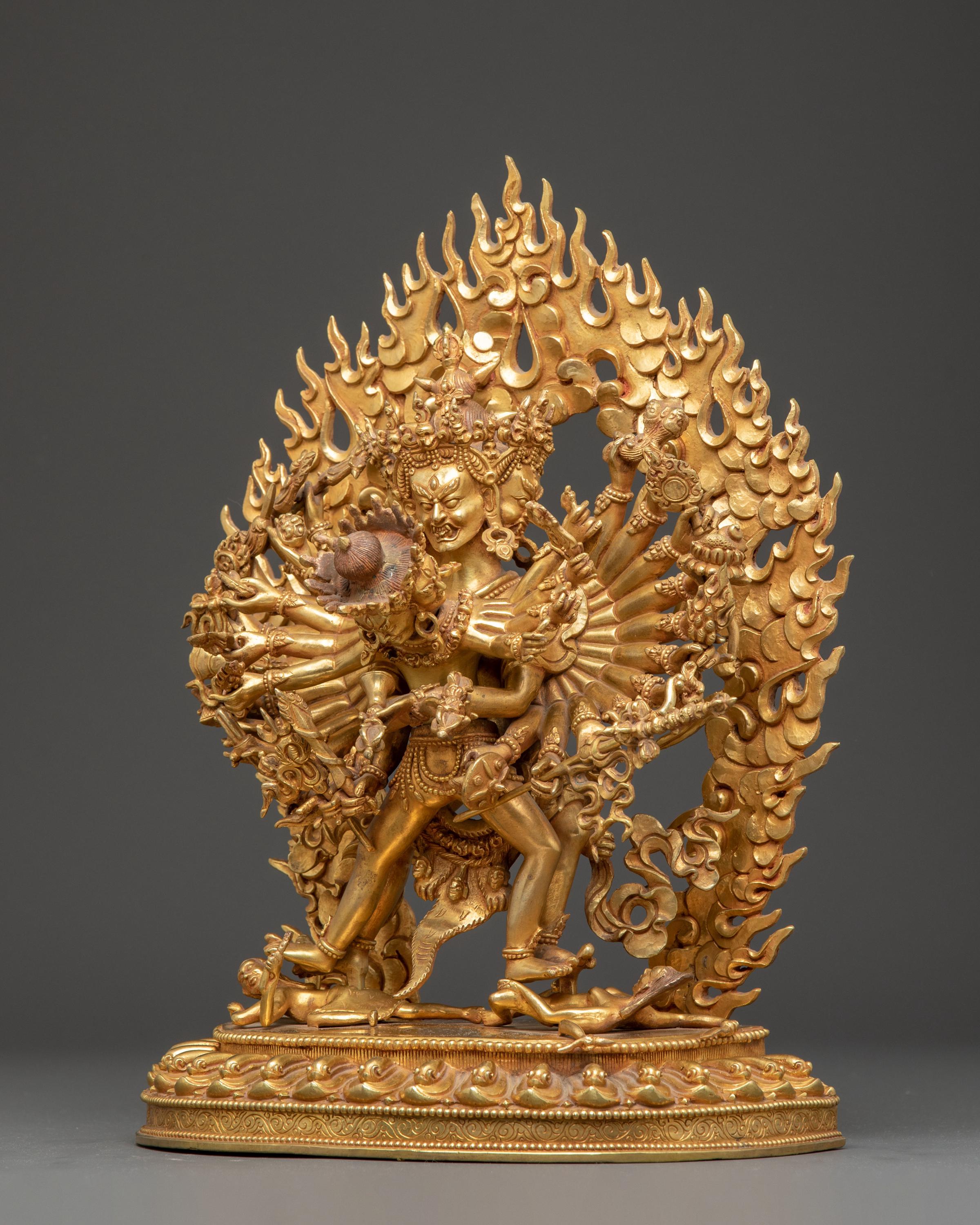 Buddhist Chakrasambhara Artwork | Tantric Deity of Enlightened Union