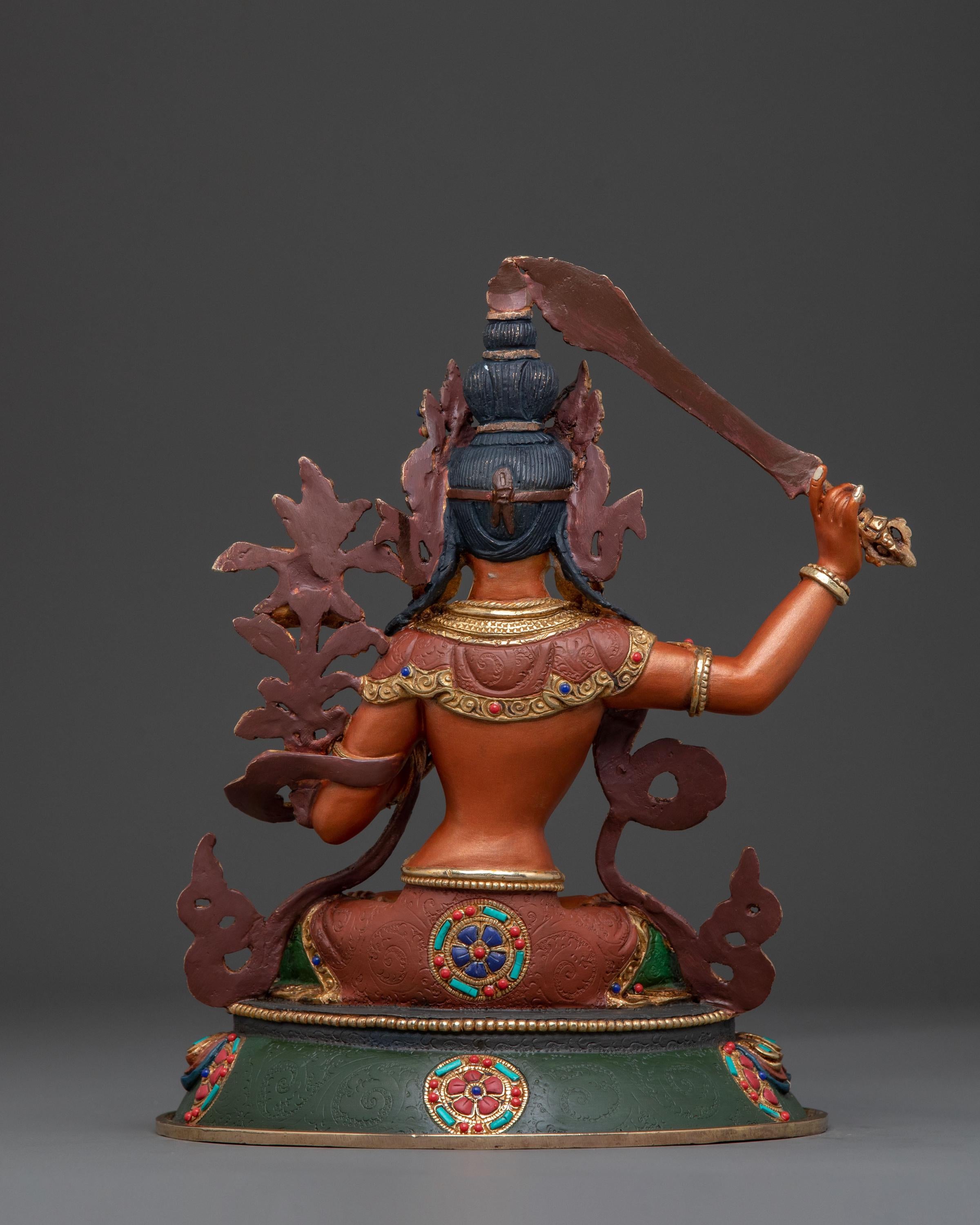 Manjushri Sacred Statue of Wisdom | Home Decor