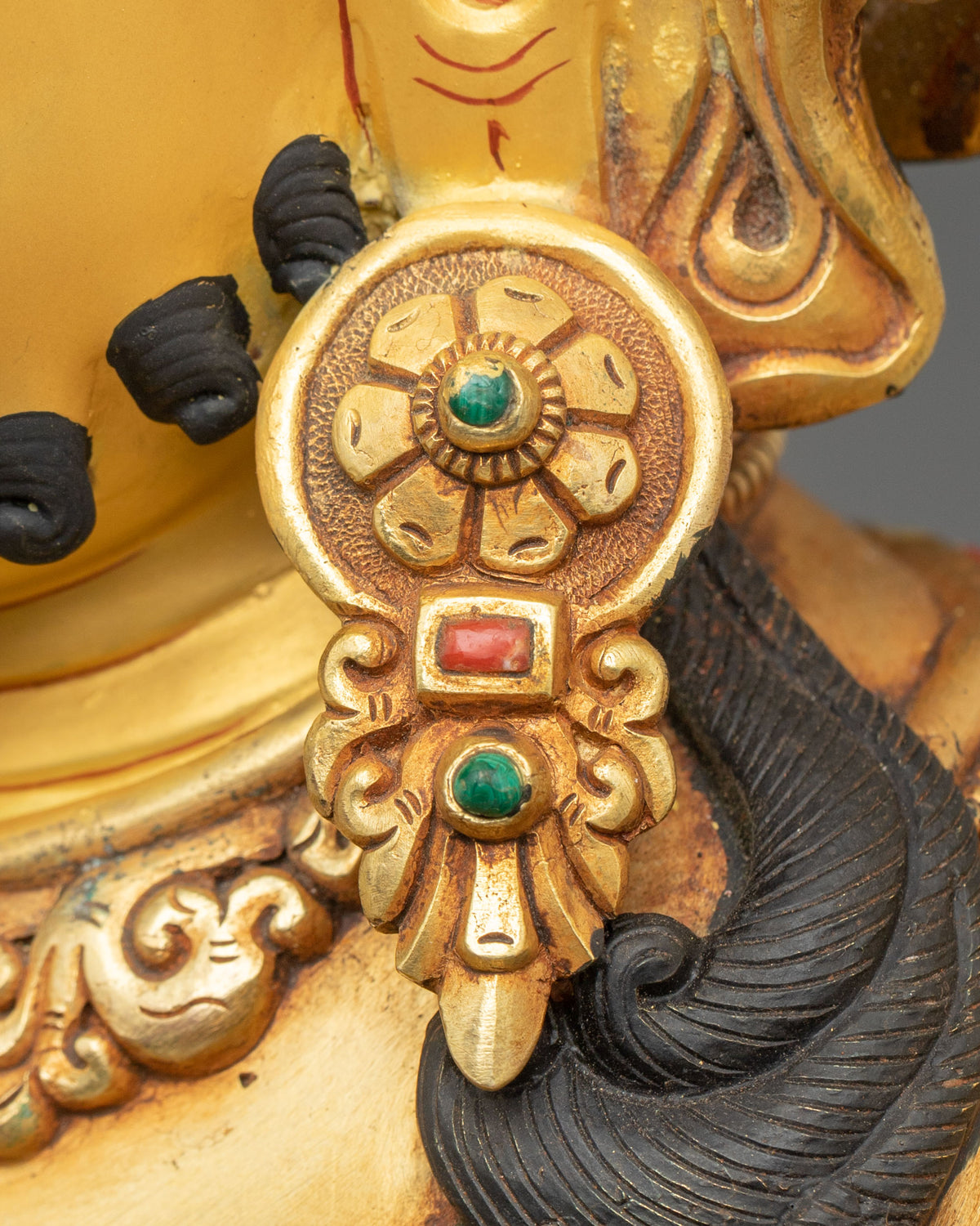Dzambhala Figurine | Handcrafted Copper Wealth Form