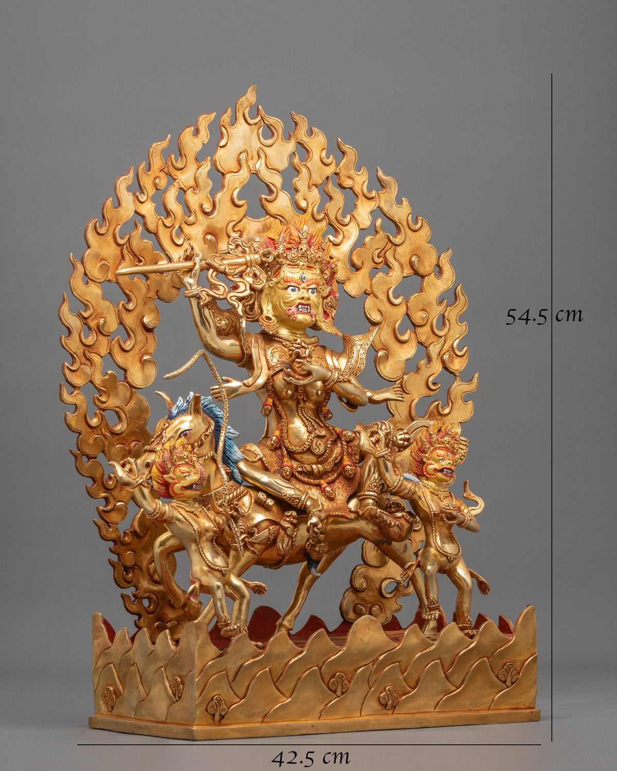 Palden Lhamo Spiritual Figurine | Tibetan Protector Deity Artwork