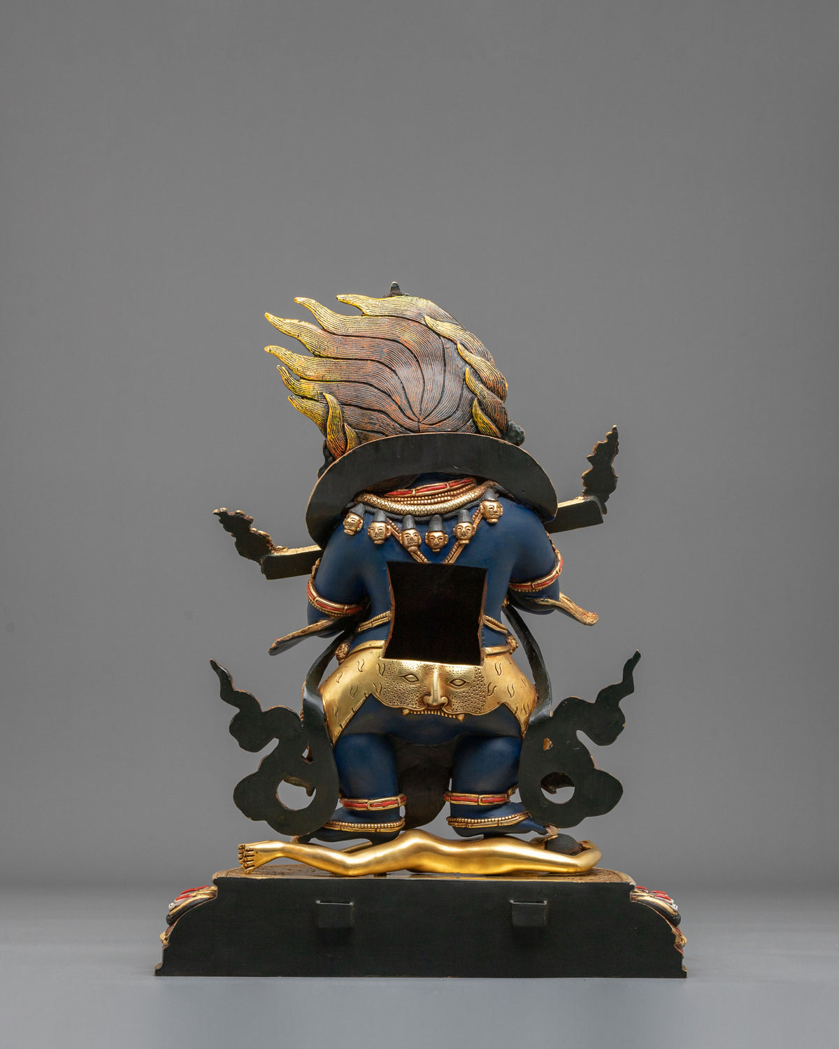 Shakya Mahakala Fierce Dharma Statue | Protector of the Sakya Buddhist Tradition