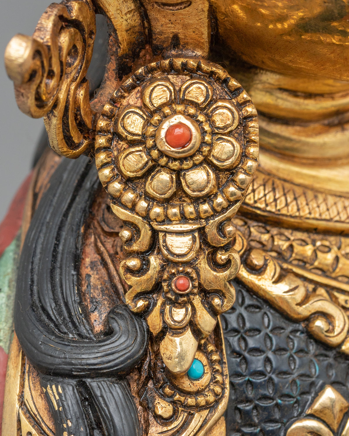 Guru Rinpoche Statue | Handcrafted Copper Figurine