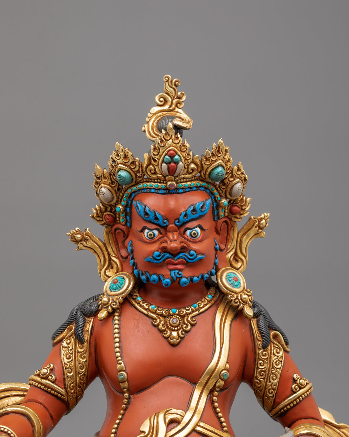 Dzambhala Copper Sculpture | Guardian of Abundance and Good Fortune