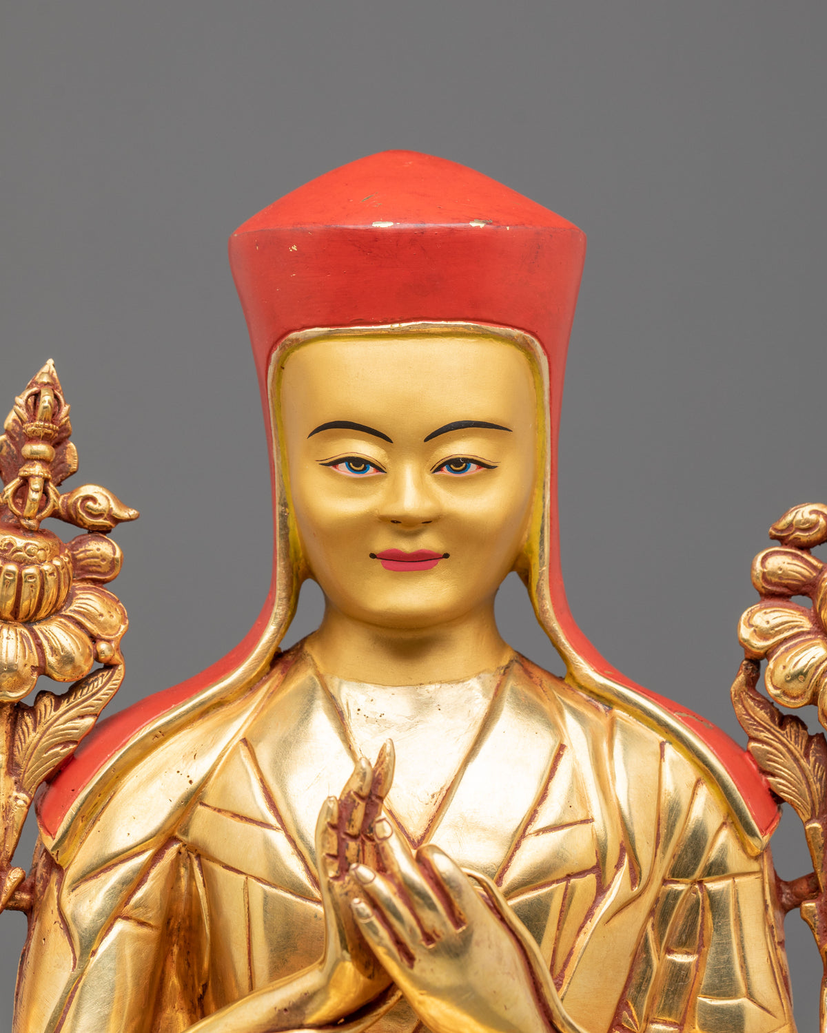 Drogon Chogyal Phagpa Copper Statue | Himalayan Shrine Altar Decor