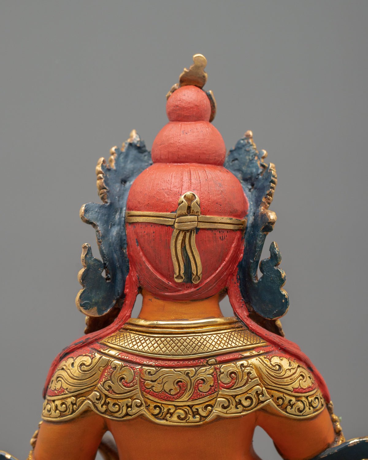 Gemstones Adorned Dzambhala Statue | Home Decoration