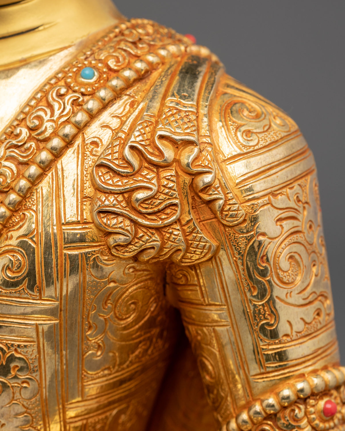 Ratnasambhava 24K Gold Coated Figurine | Home Decor