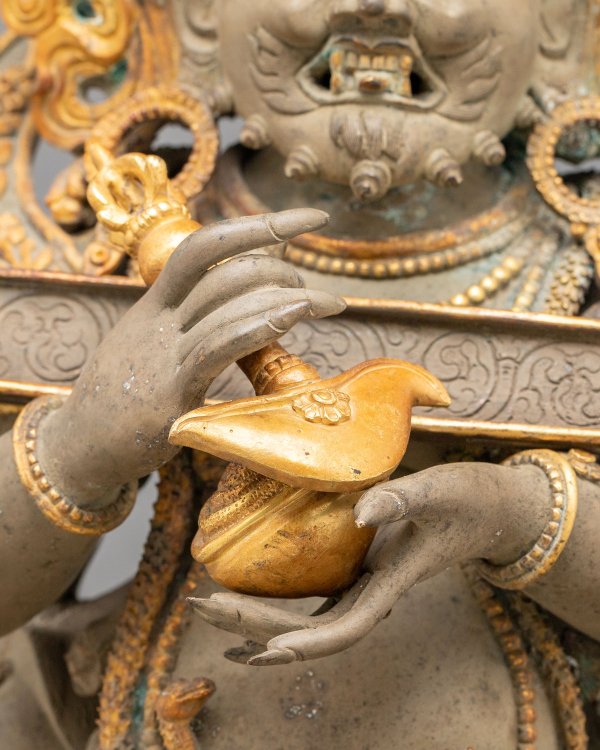 Shakya Mahakala Statue | Wrathful Guardian of Wisdom