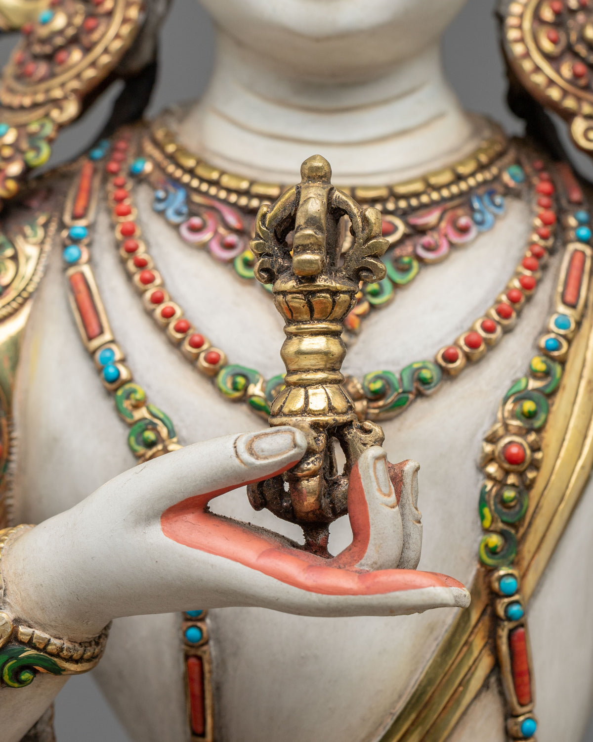 Vajrasattva Copper Statue | Handcrafted Buddhist Figurine