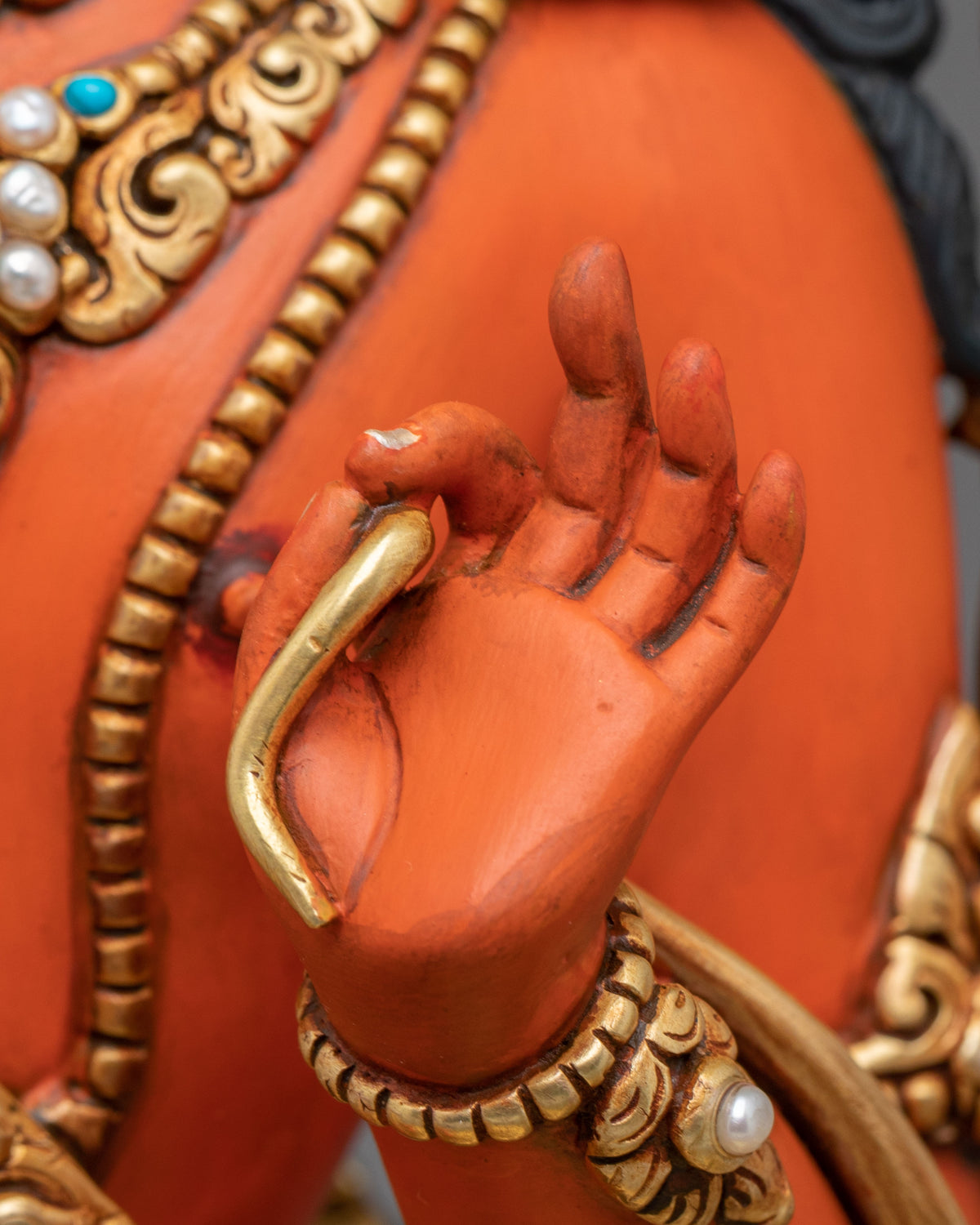 Simhanada Manjushri Bodhisattva Statue
