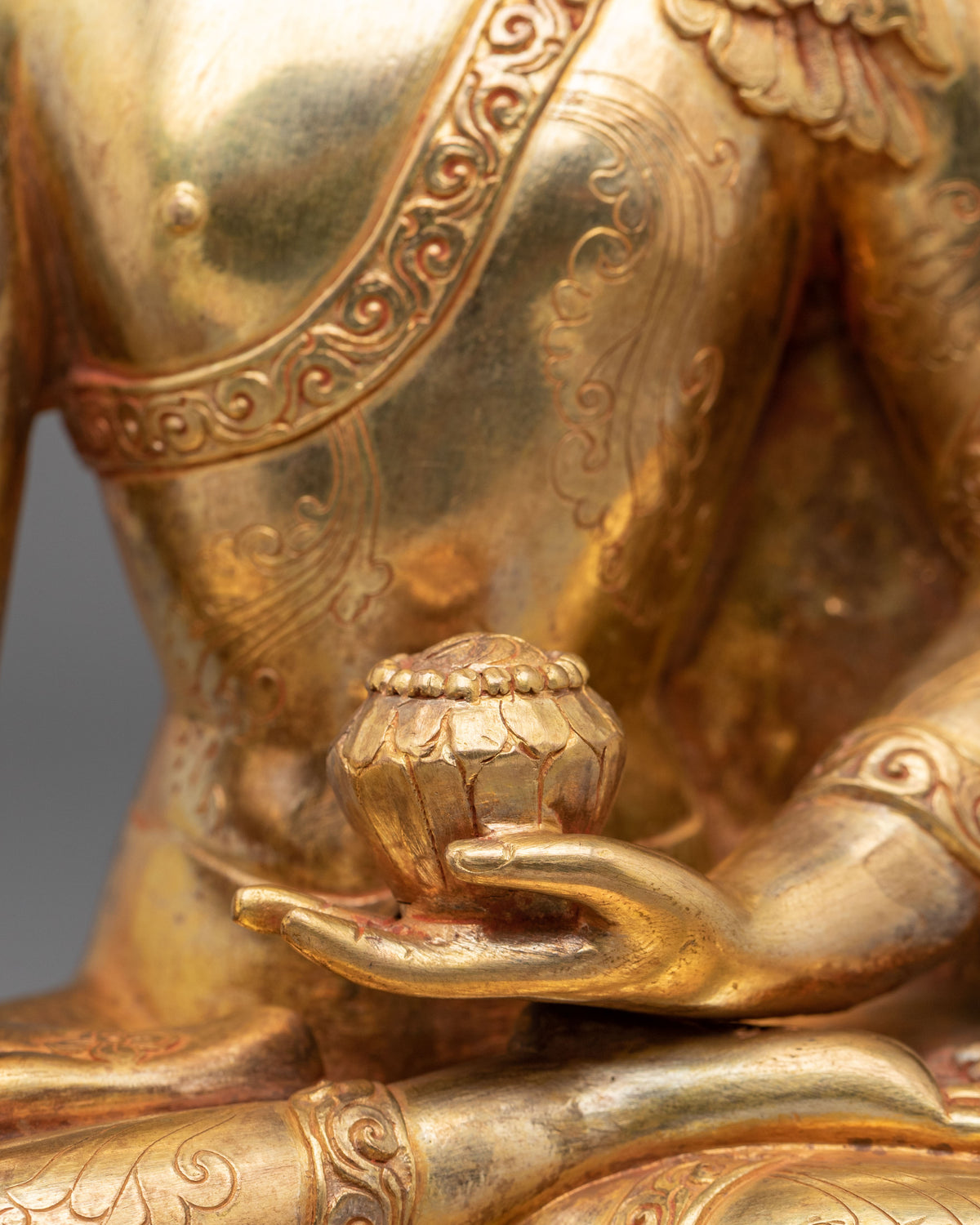 Crown Shakyamuni Buddha Statue | Form of Enlightenment